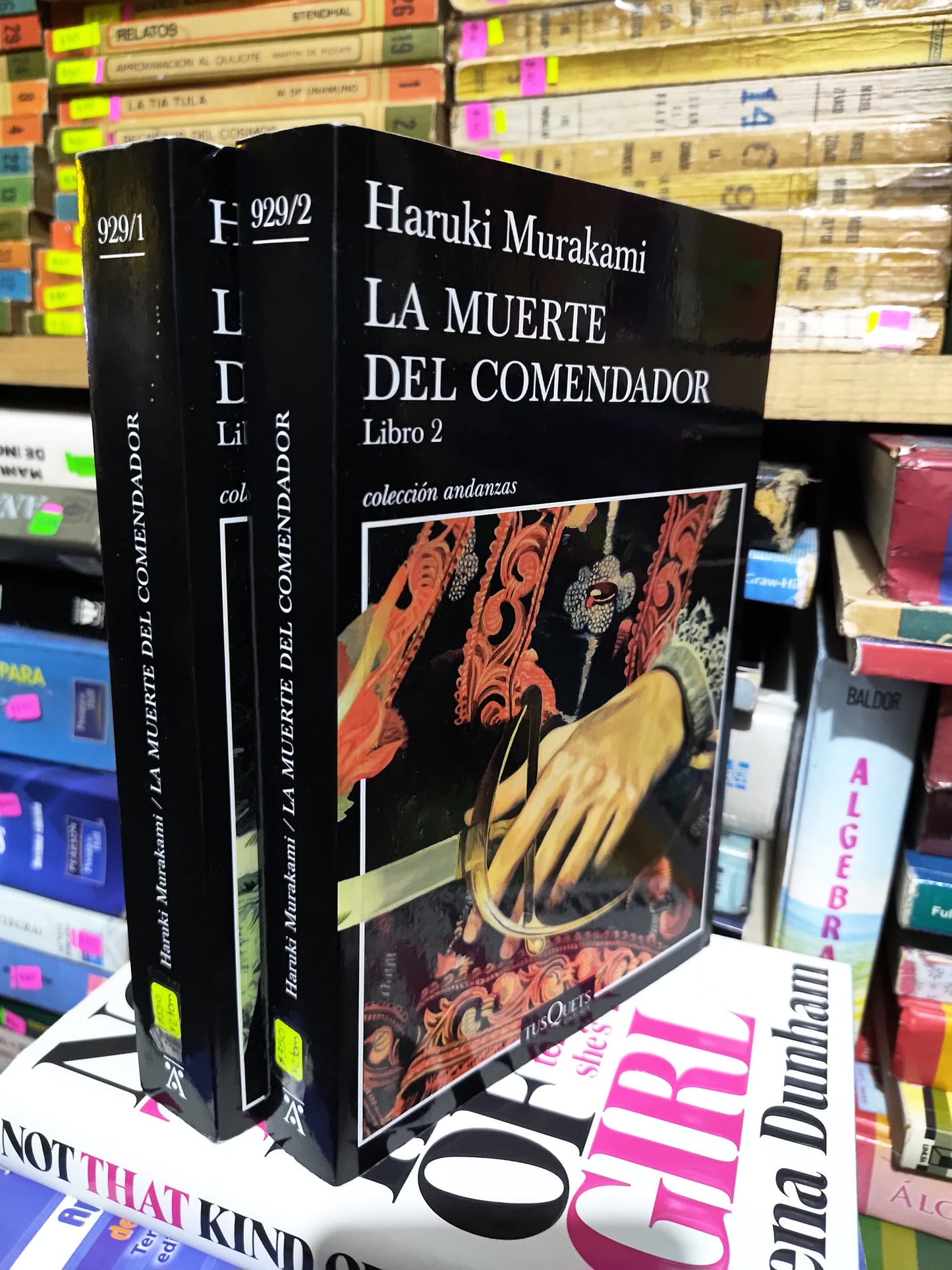 LA MUERTE DEL COMENDADOR POR POR HARUKI MURAKAMI USADO NOVELAS JUAREZ 507 2 TOMOS POR $350
