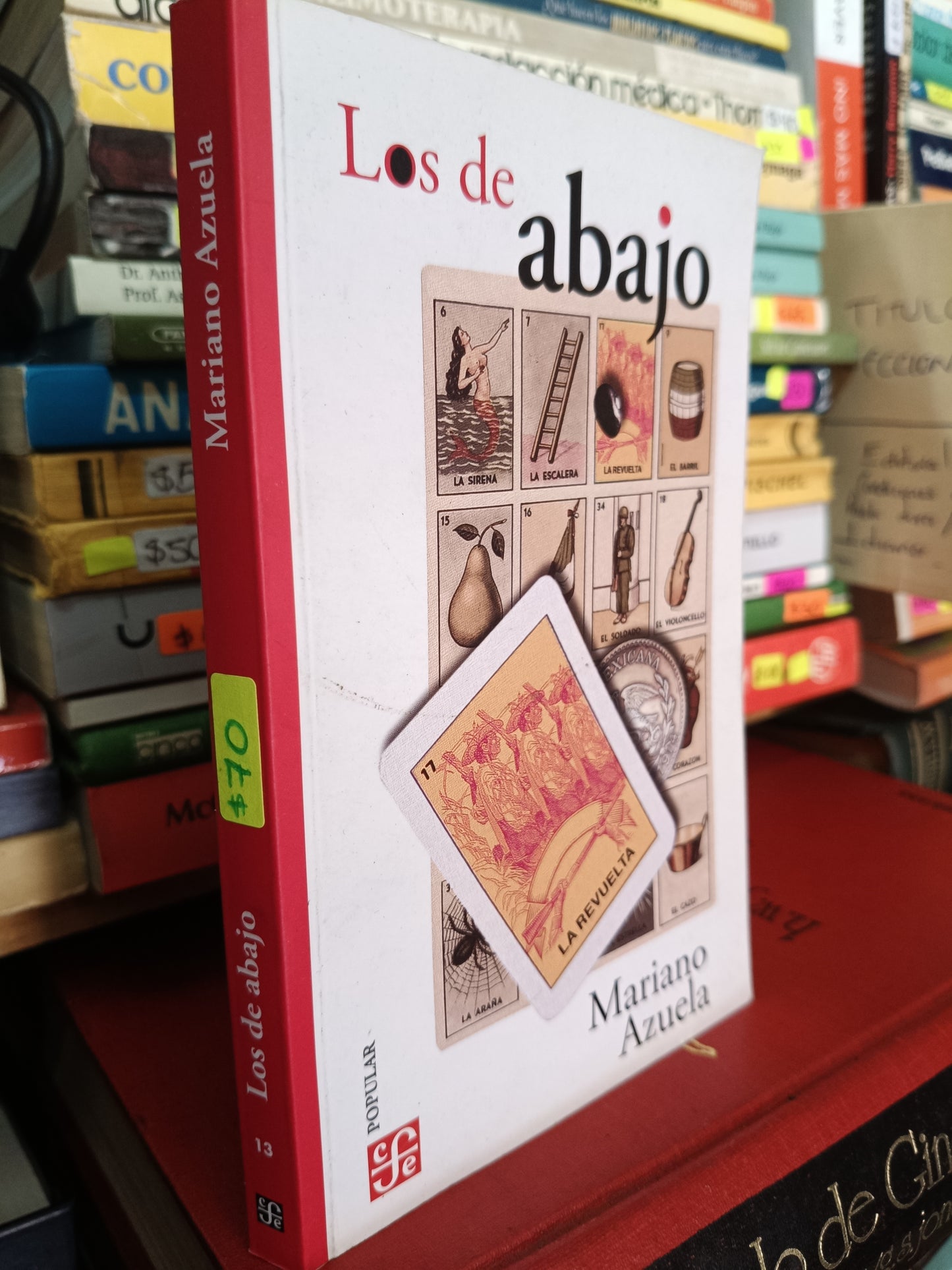 LOS DE ABAJO MARIANO AZUELA USADO NOVELA LITERARIO 305