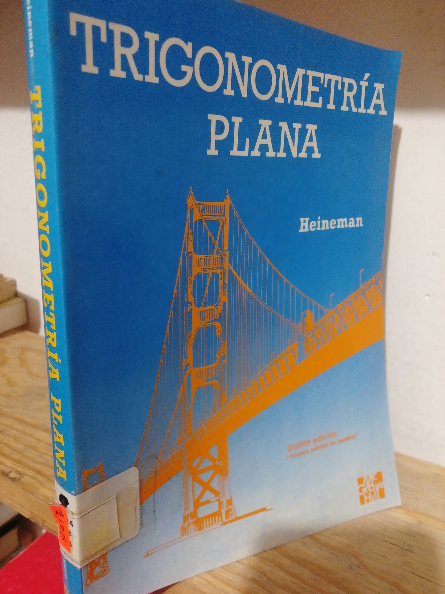 TRIGONOMETRIA PLANA POR RICHARD HEINEMAN USADO MATEMATICAS JUAREZ