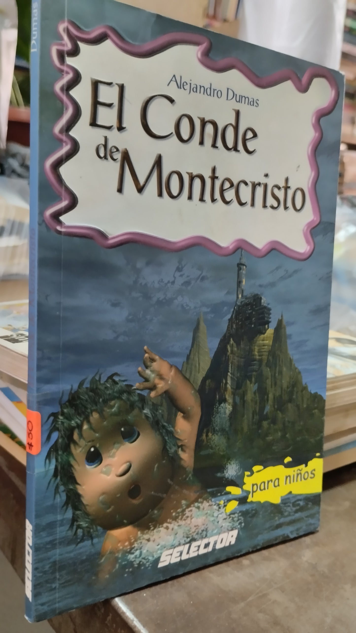 EL CONDE DE MONTECRISTO POR ALEJANDRO DUMAS LIBRO USADO INFANTIL ALDAMA