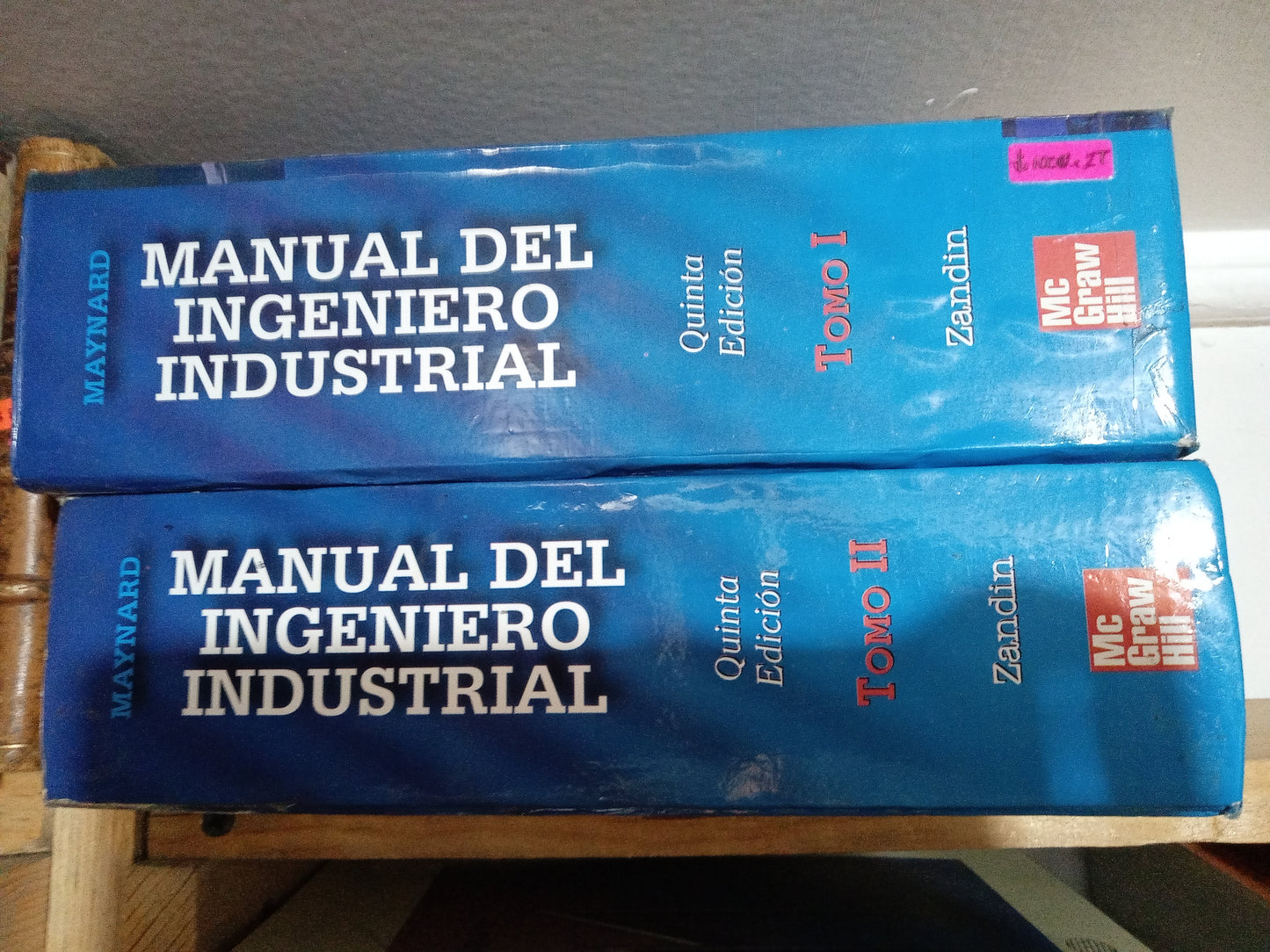 MANUAL DEL INGENIERO INDUSTRIAL POR MAYNARD QUINTA EDICION TOMO I Y II USADO MATEMÁTICAS JUÁREZ