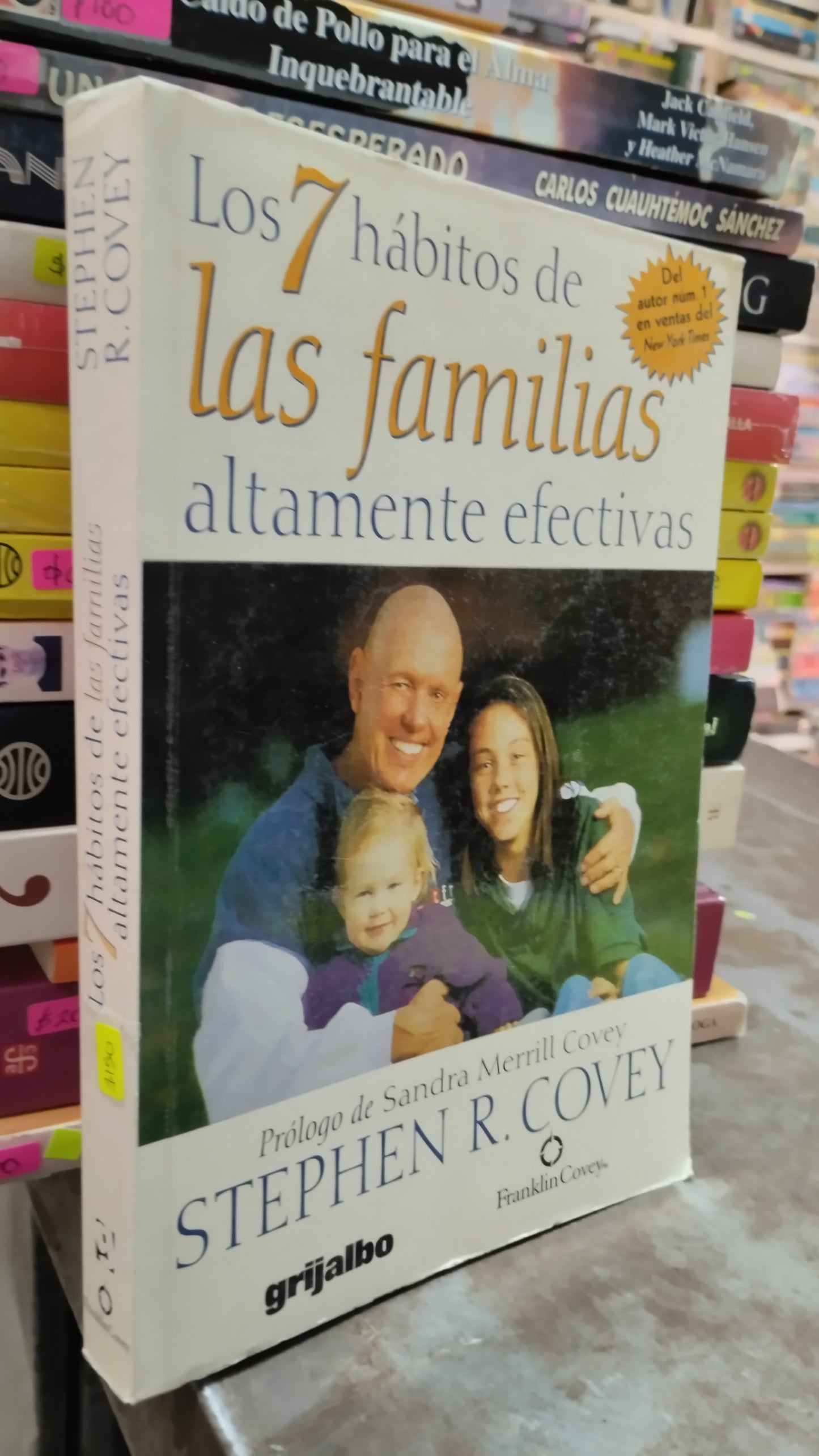 LOS 7 HABITOS DE LAS FAMILIAS ALTAMENTE EFECTIVAS POR STEPHEN R COVEY LIBRO USADO SUPERACION PERSONAL