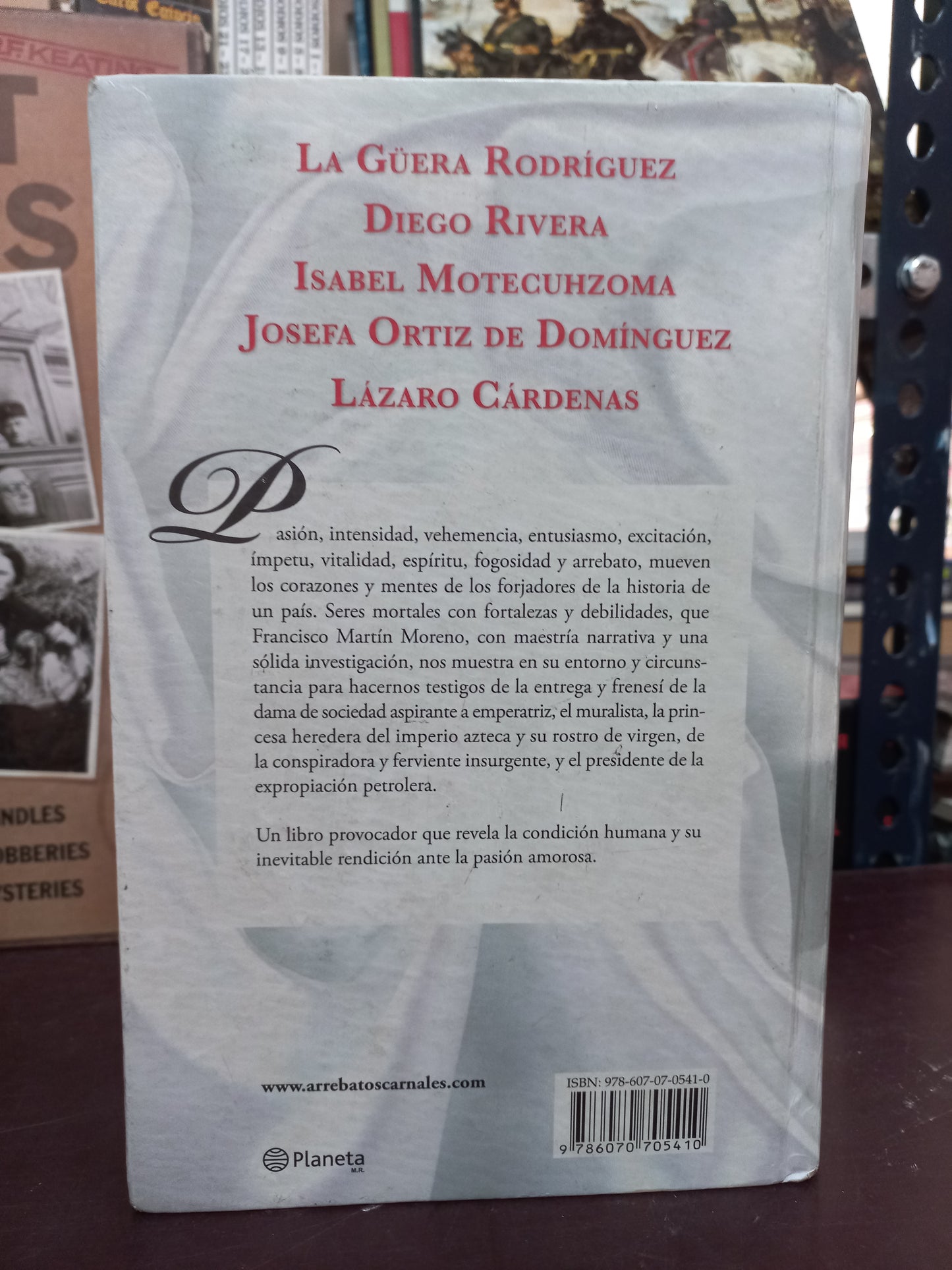 ARREBATOS CARNALES II POR FRANCISCO MARTÍN MORENO USADO POLÍTICA LITERARIO 305