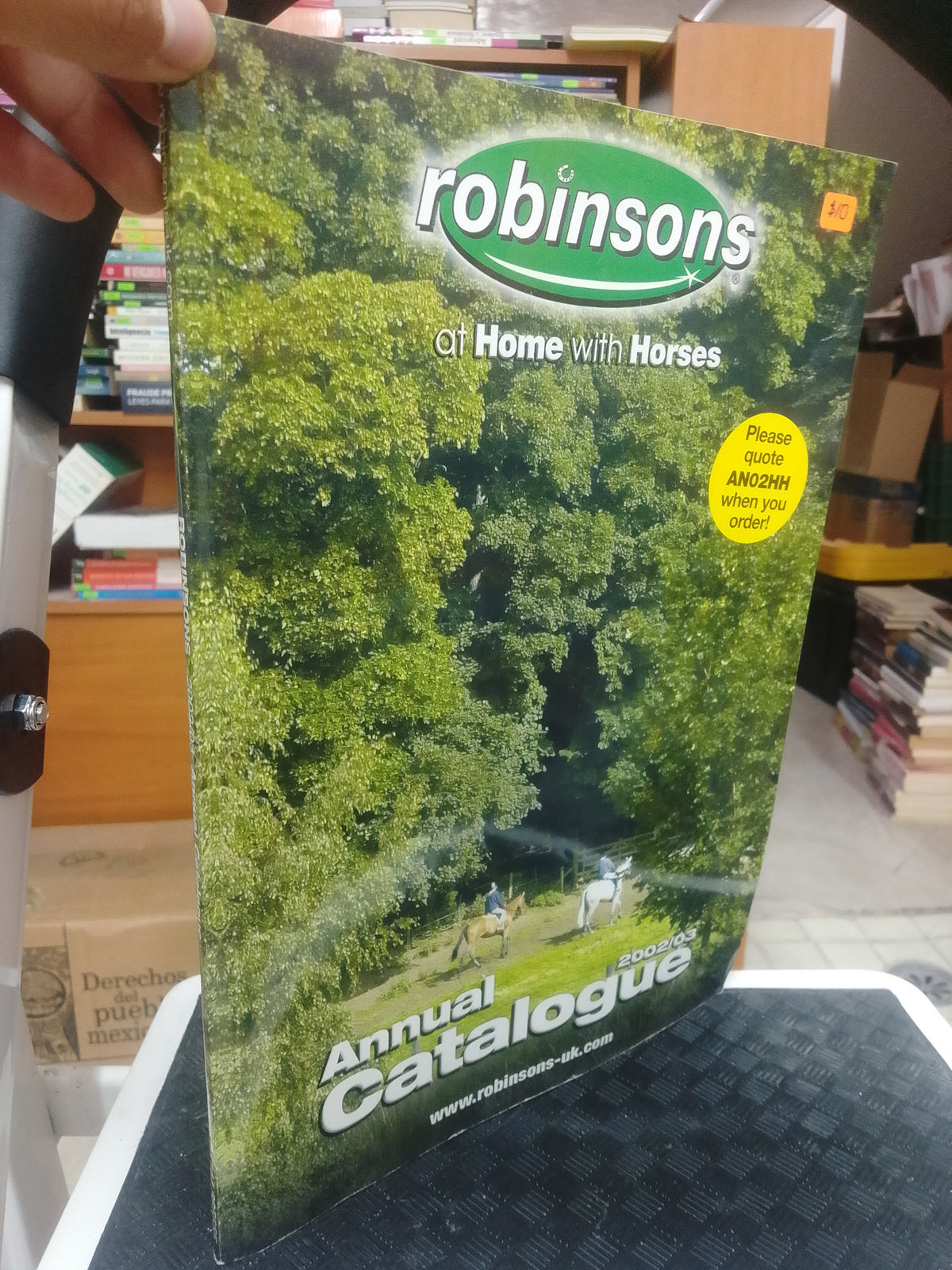 ROBINSONS AT HOME WITH HORSES ANUAL CATALOGUE 2002/03 USADO BIOLOGIA JUAREZ 515