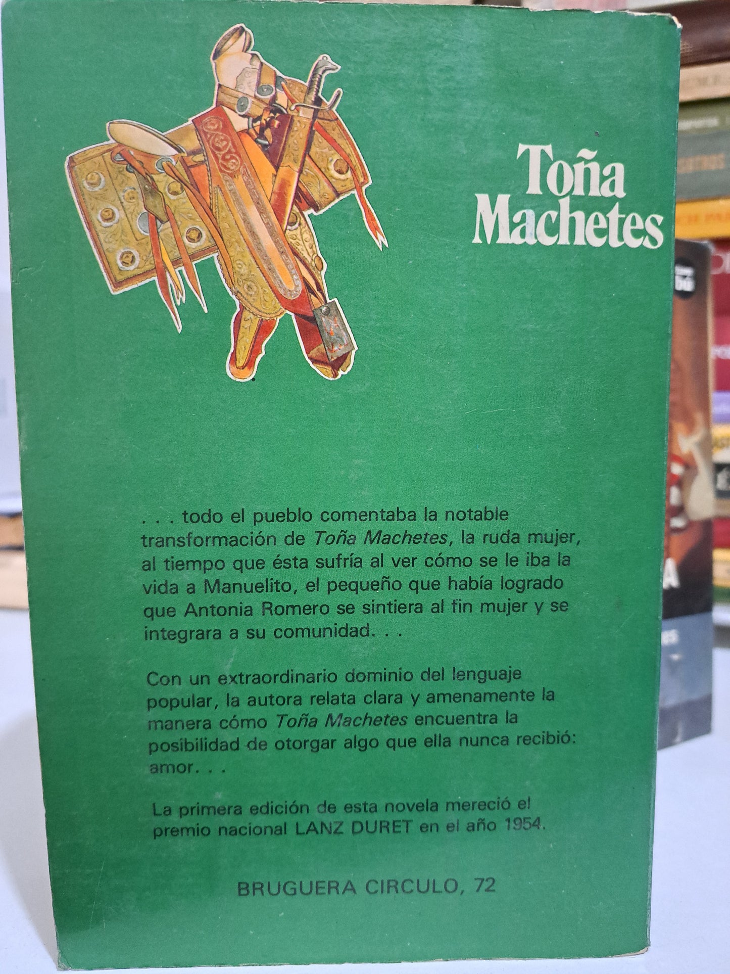 TOÑA MACHETES MARGARITA LÓPEZ PORTILLO USADO NOVELA JUÁREZ