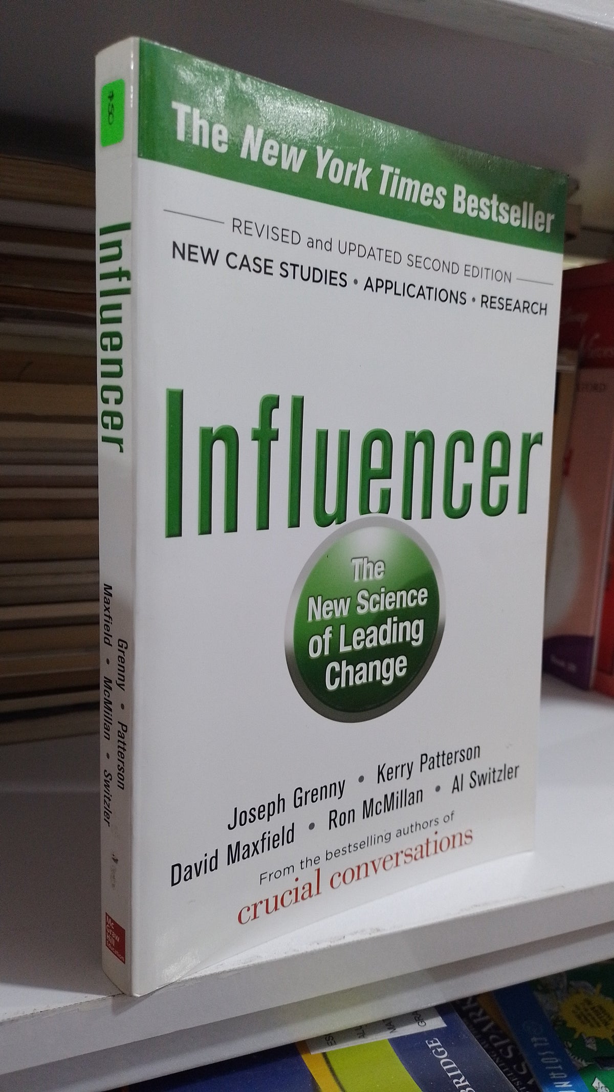 INFLUENCER POR JOSEPH GRENNY KERRY PATTERSON DAVID MAXFIELD RON MCMILLAN Y AL SWITZLER USADO IDIOMAS JUAREZ 507