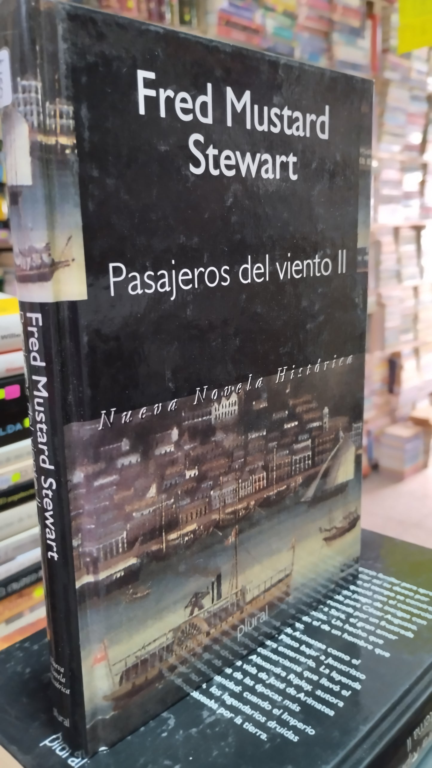 PASAJEROS DEL VIENTO II POR FRED MUSTARD STEWART LIBRO USADO NOVELAS ALDAMA