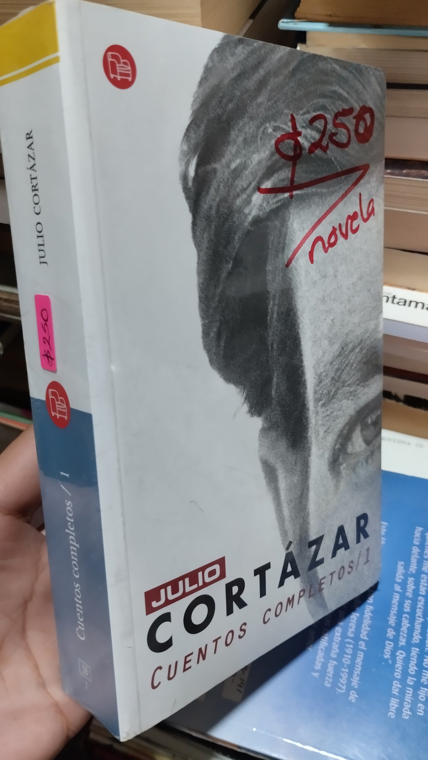 JULIO CORTAZAR CUENTOS COMPLETOS 1 LIBRO USADO NOVELAS ALDAMA