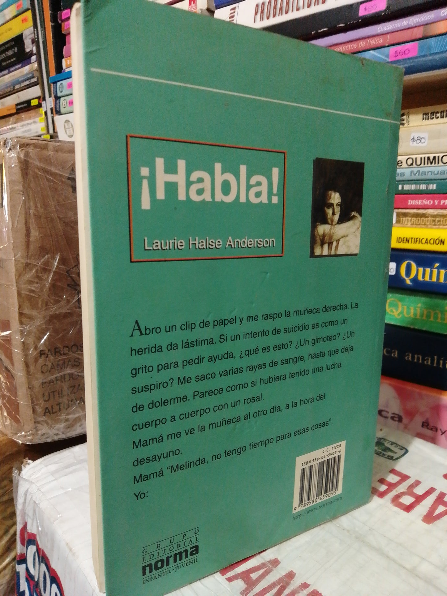 HABLA POR LAURIE HALSE ANDERSON USADO NOVELA JUÁREZ