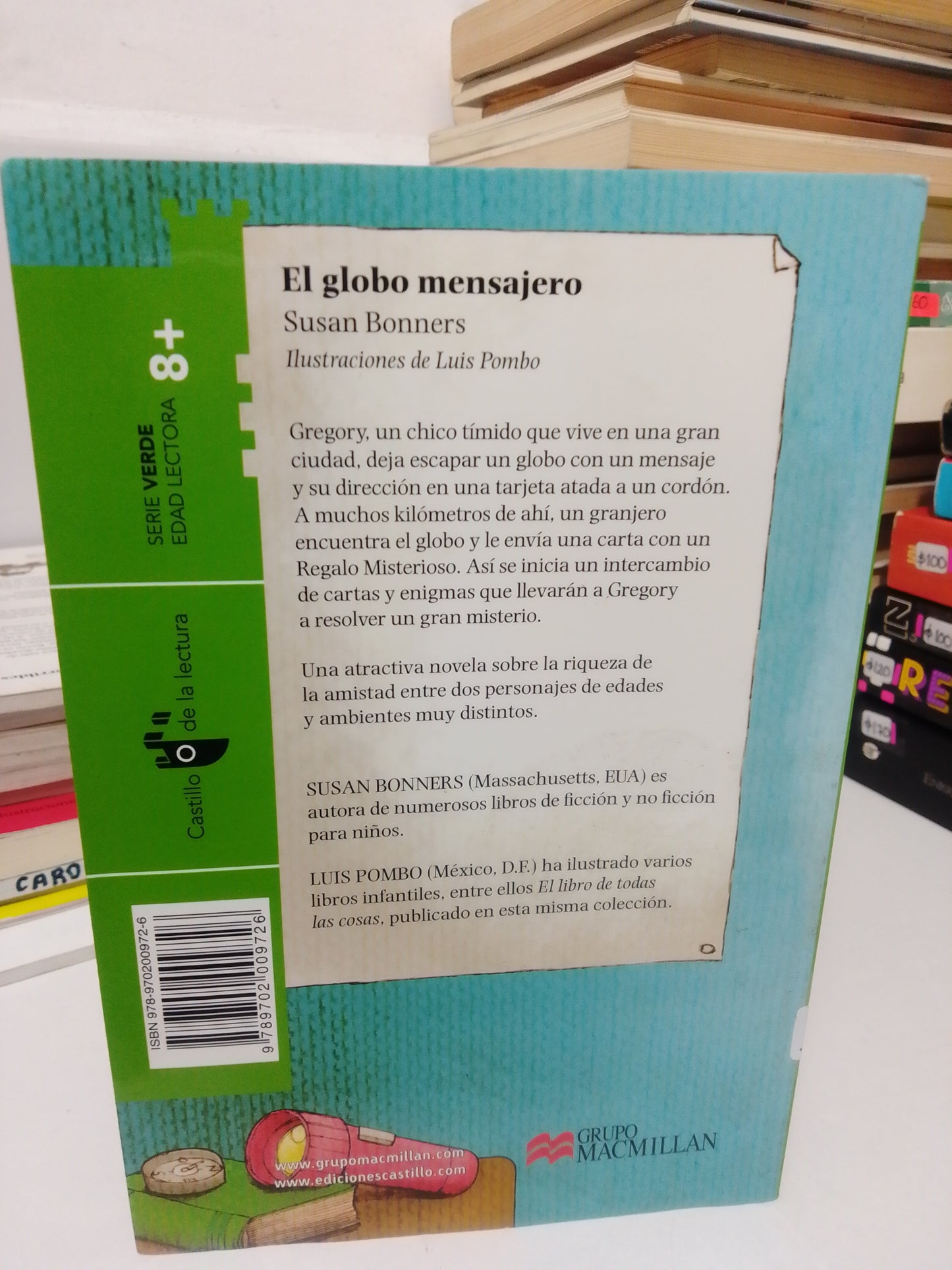 EL GLOBO MENSAJERO POR SUSANA BONNERS USADO INFANTIL JUAREZ