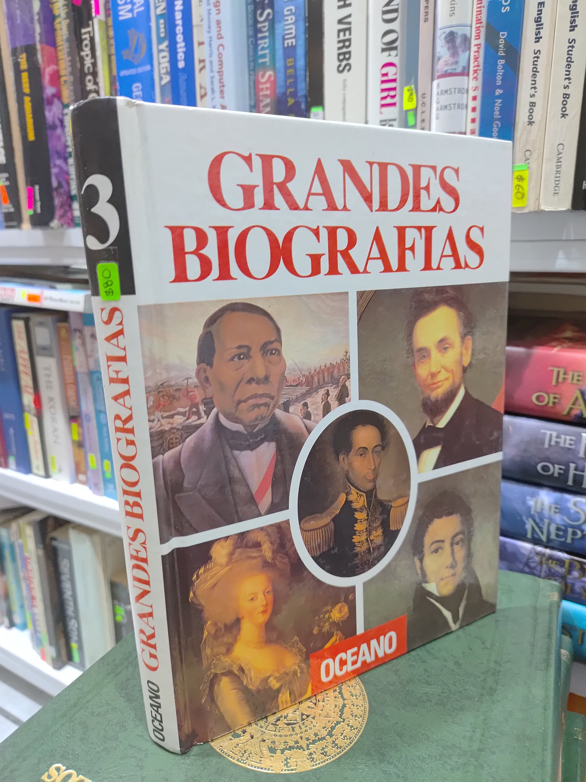GRANDES BIOGRAFIAS TOMO 3 POR EDITORIAL OCEANO USADO HISTORIA JUAREZ 507