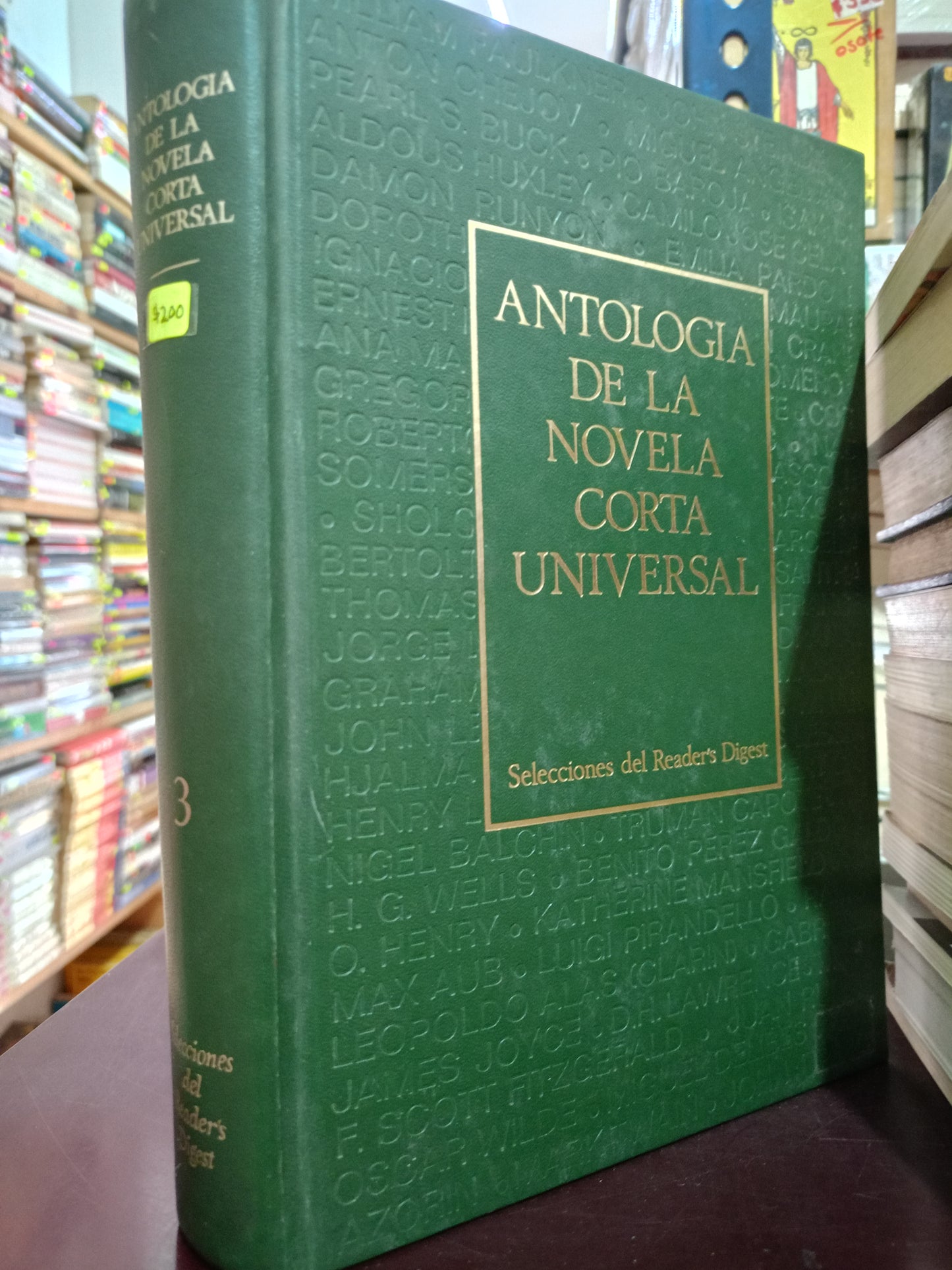 ANTOLOGIA DE LA NOVELA CORTA UNIVERSAL USADO NOVELA LITERARIO 305