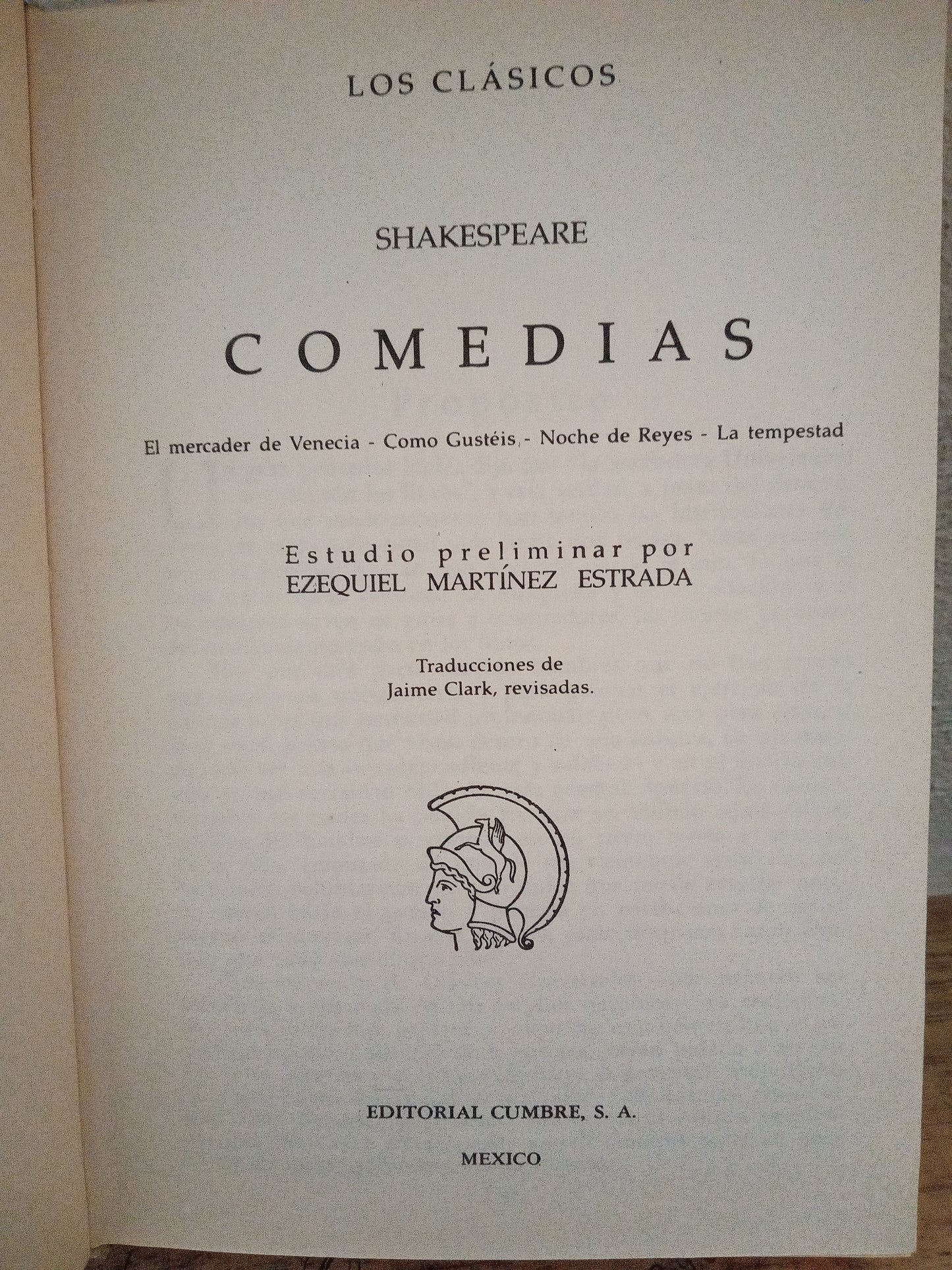 COMEDIAS SHAKESPEARE USADO NOVELA LITERARIO 305