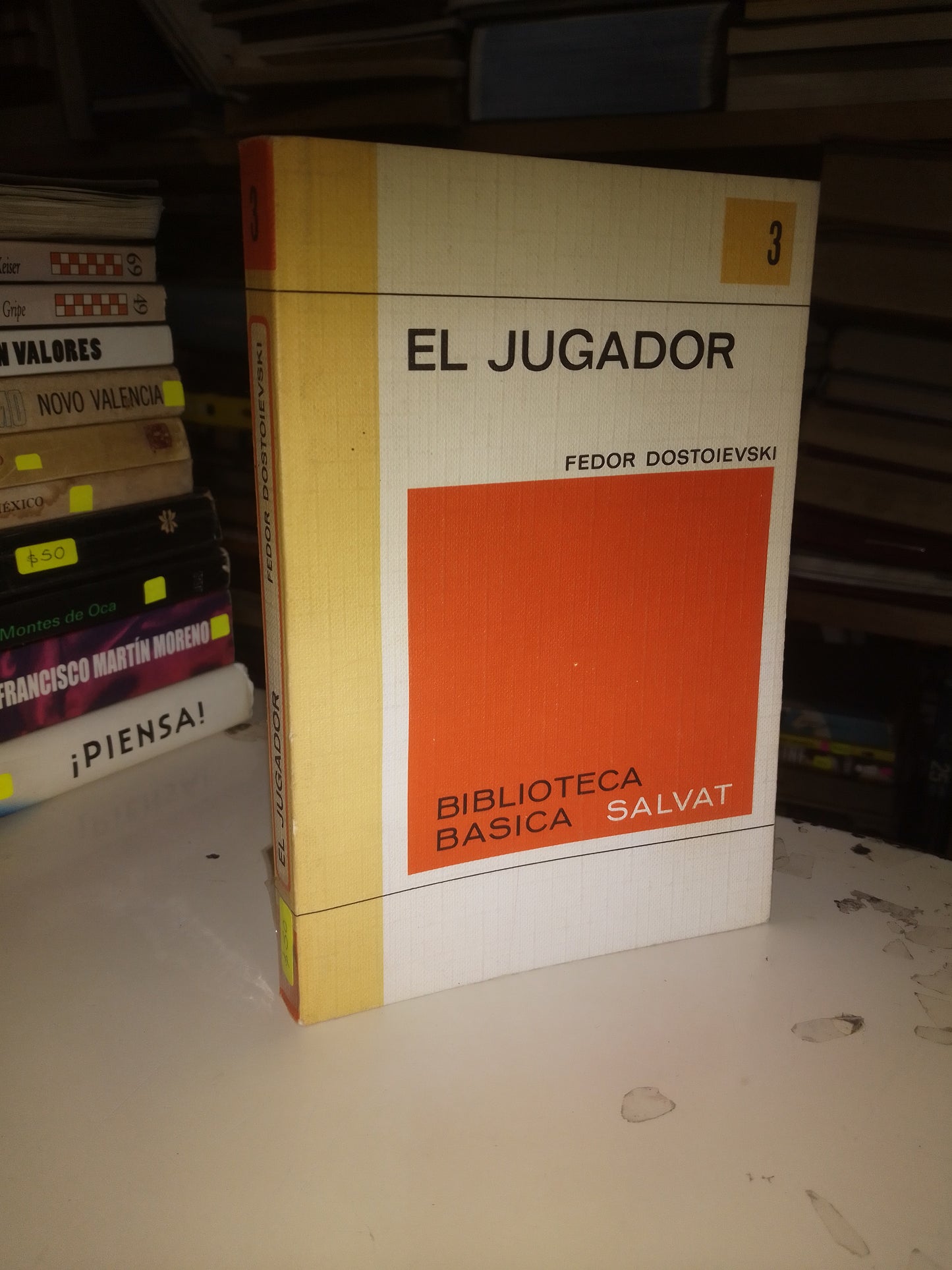 EL JUGADOR POR FEDOR DOSTOIEVSKI USADO NOVELA LITERARIO 207