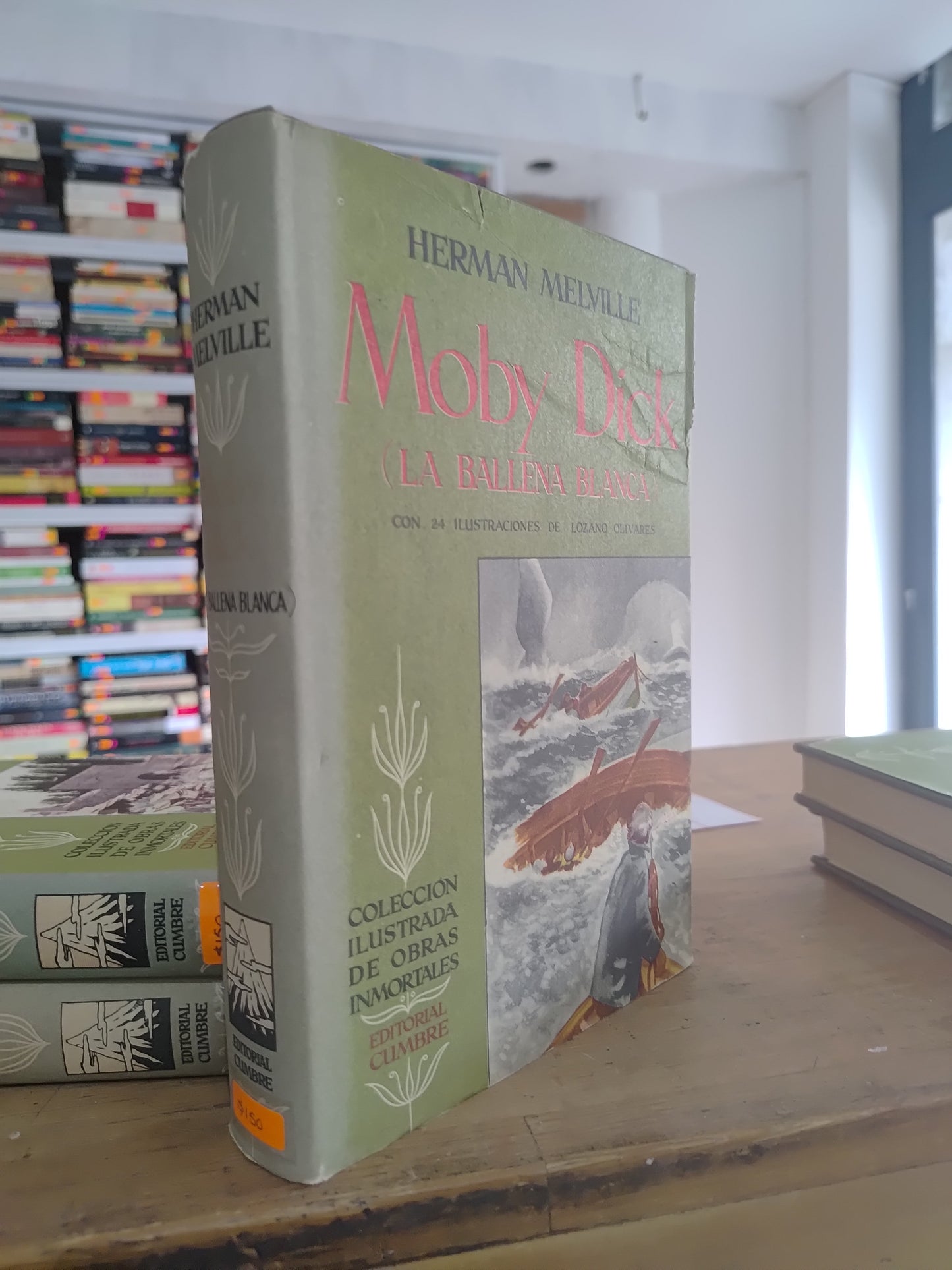 MOBY DICK LA BALLENA BLANCA POR HERMAN MELVILLE USADO NOVELAS JUAREZ 515