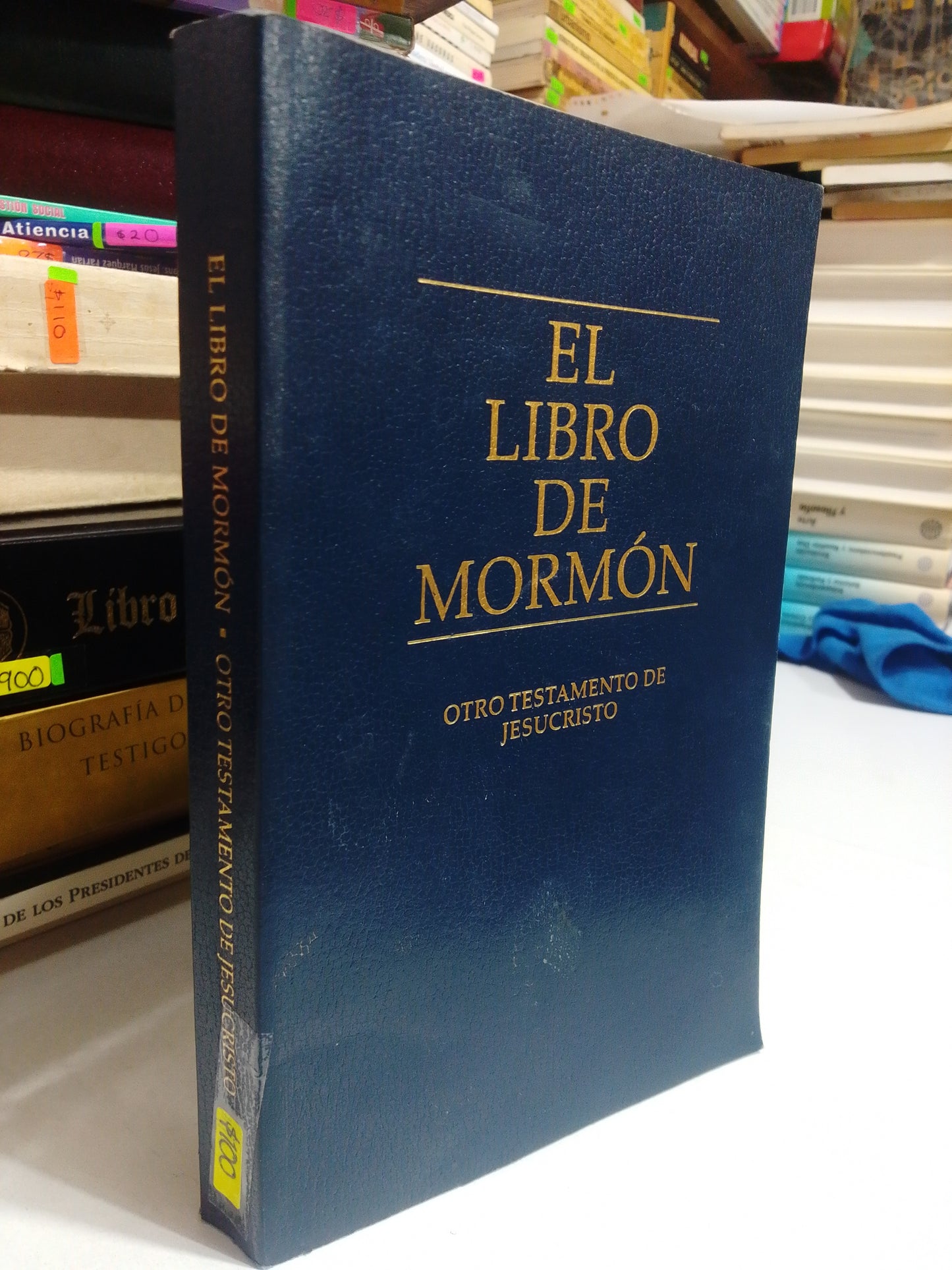 EL LIBRO DE MORMON OTRO TESTAMENTO DE JESUS USADO RELIGION JUAREZ