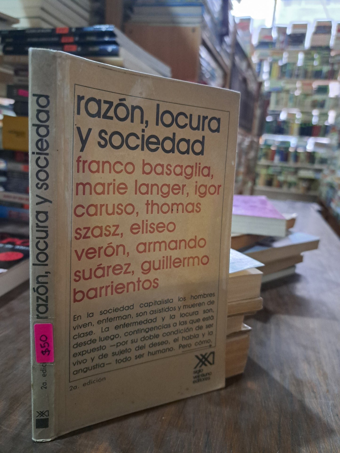 RAZON, LOCURA Y SOCIEDAD FRANCO BASAGLIA, ET.AL USADO SOCIOLOGIA ALDAMA