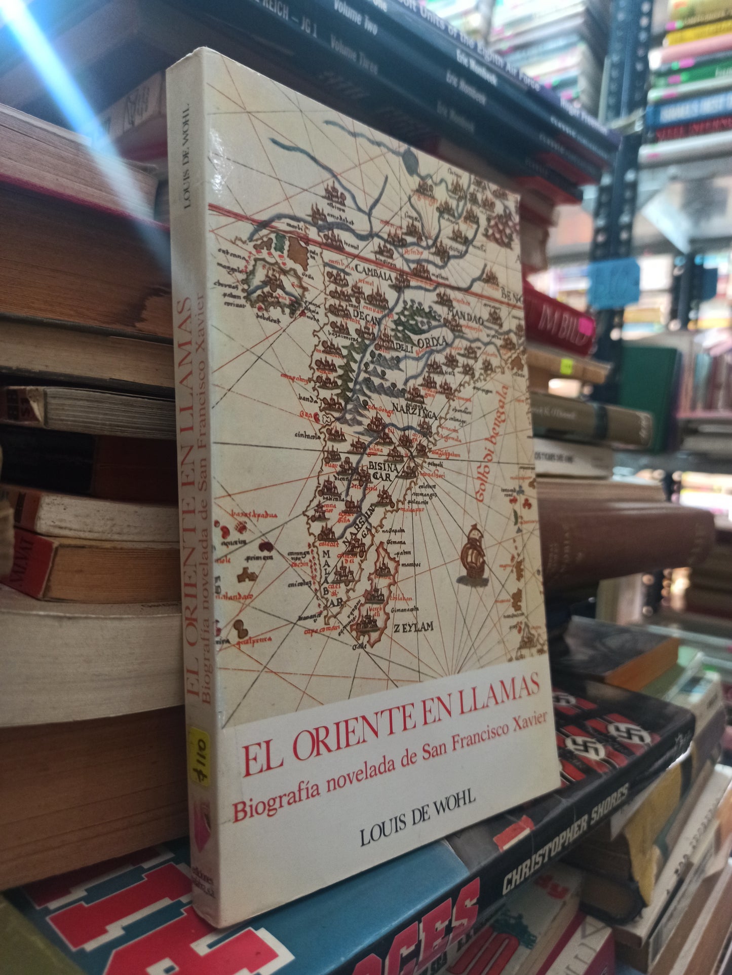 EL ORIENTE EN LLAMAS POR LUOUIS DE WOHL USADO NOVELAS ALDAMA