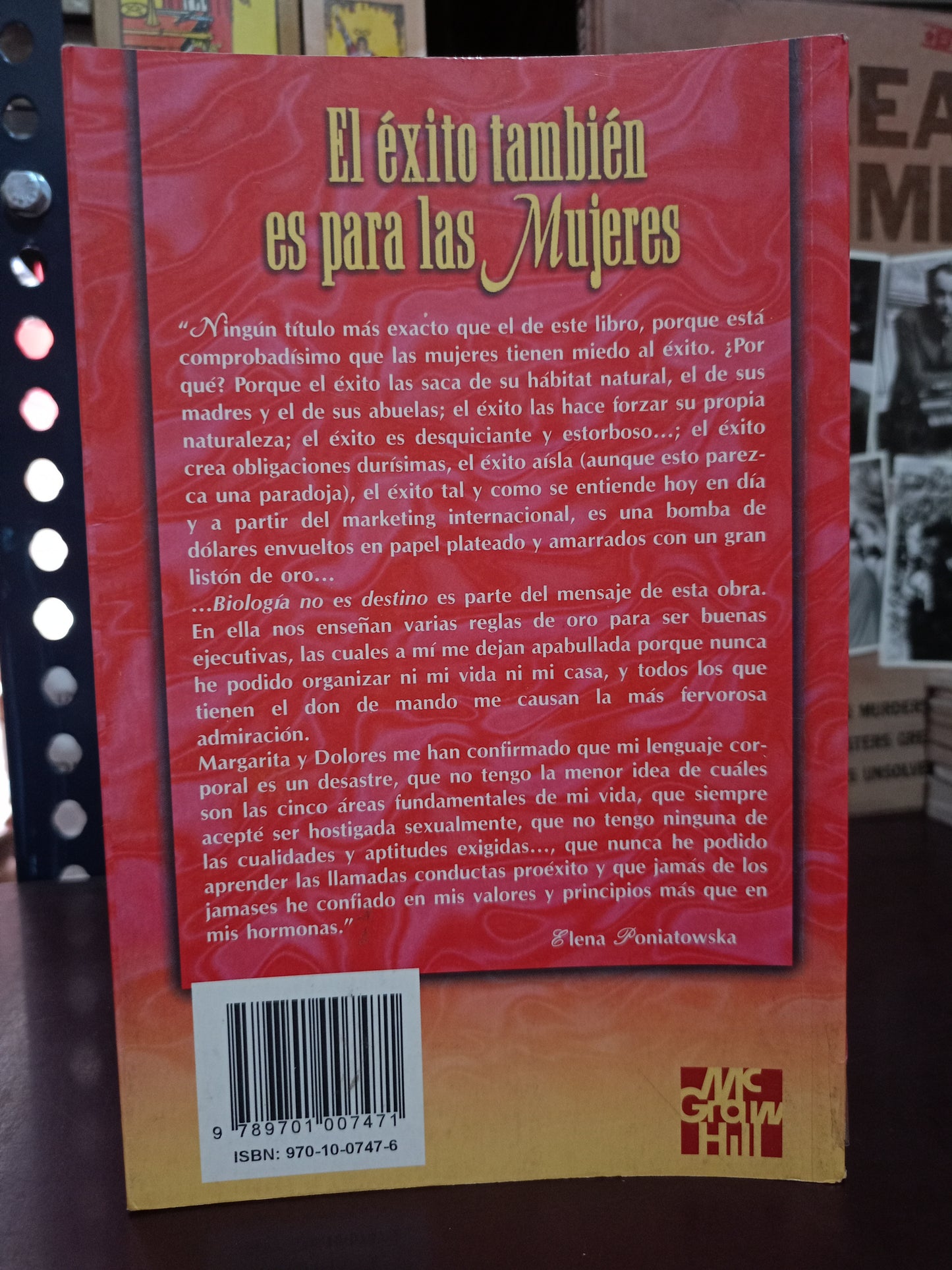 EL ÉXITO TAMBIÉN ES PARA LAS MUJERES POR MARGARITA HERNÁNDEZ Y DOLORES RIVA PALACIO USADO SUPERACIÓN PERSONAL LITERARIO 305