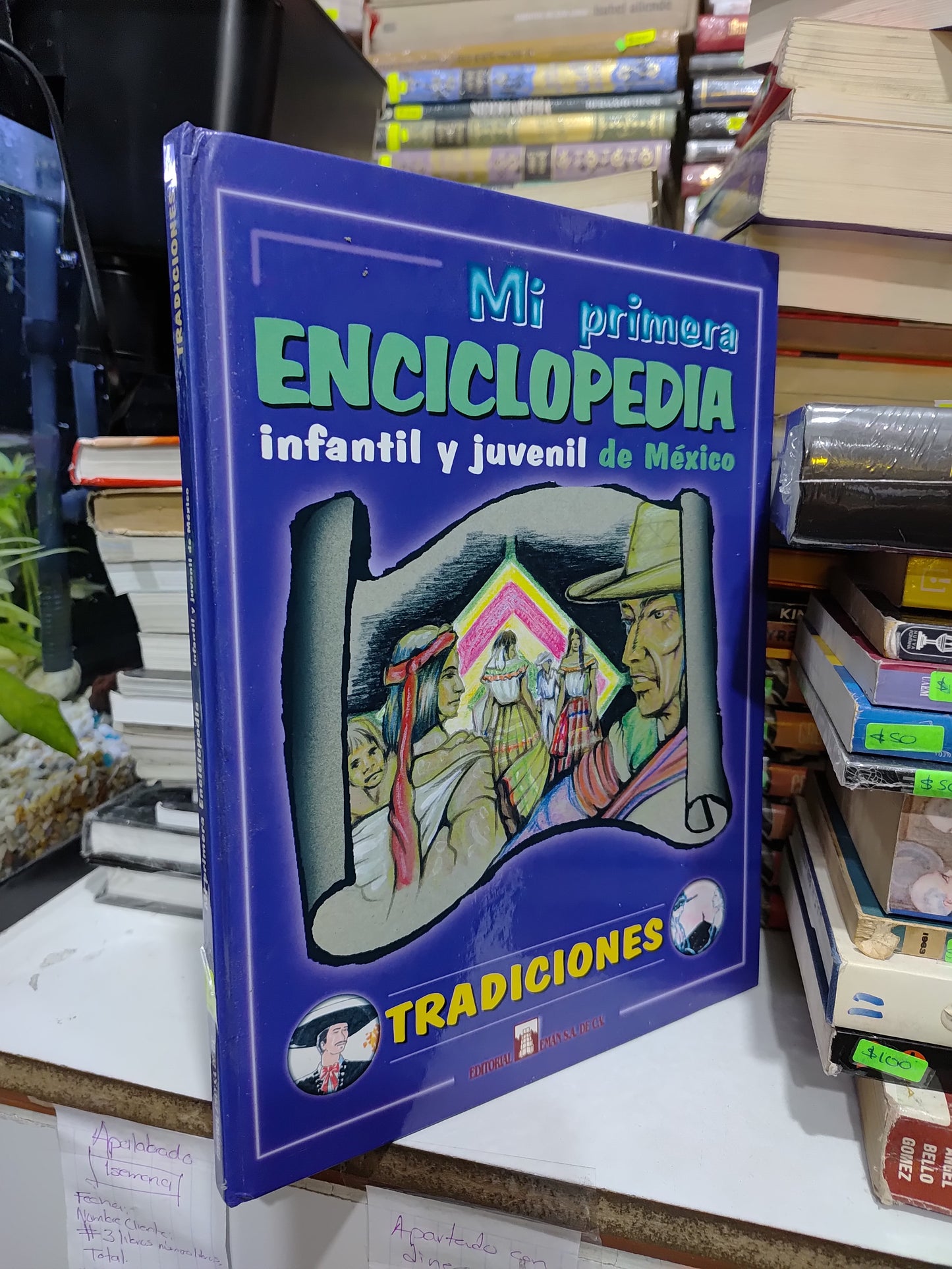 MI PRIMER ENCICLOEPDIA TRADICIONES POR EDITORIAL EMAN USADO INFANTILES JUAREZ 507