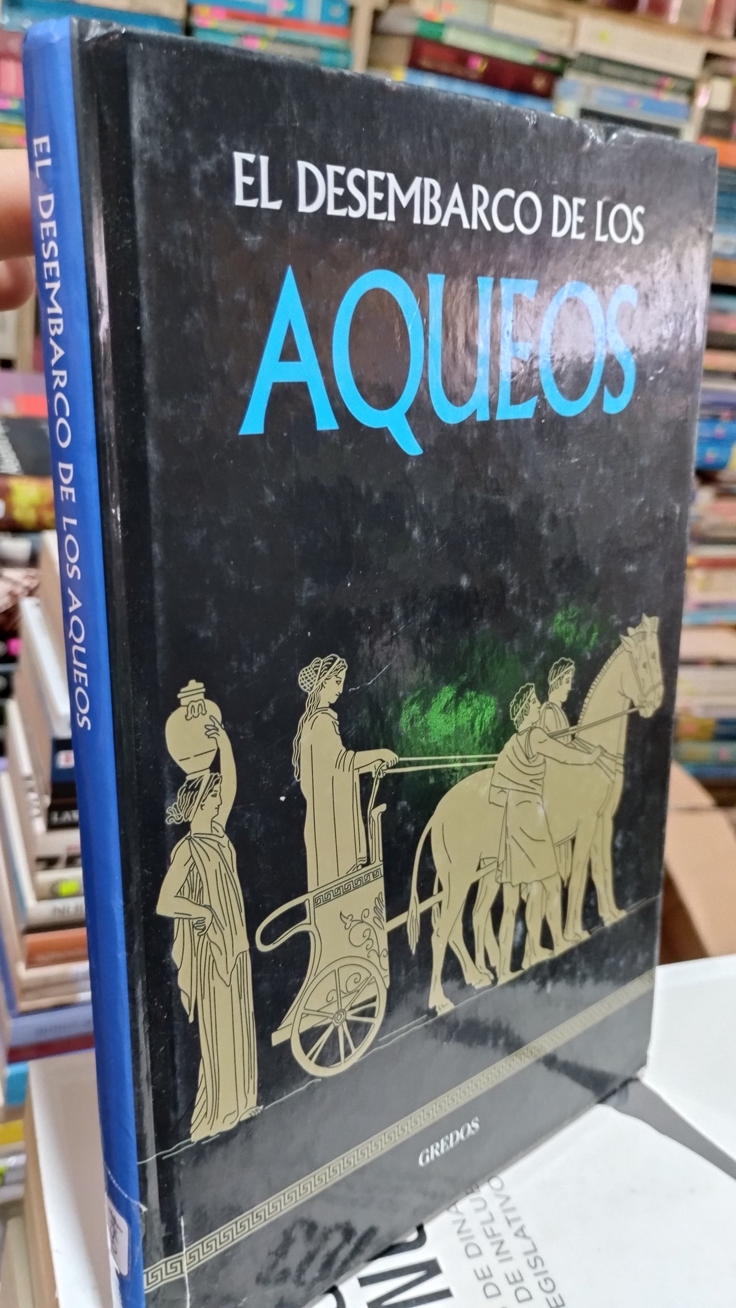 EL DESEMBARCO DE LOS AQUEOS LIBRO USADO NOVELAS ALDAMA