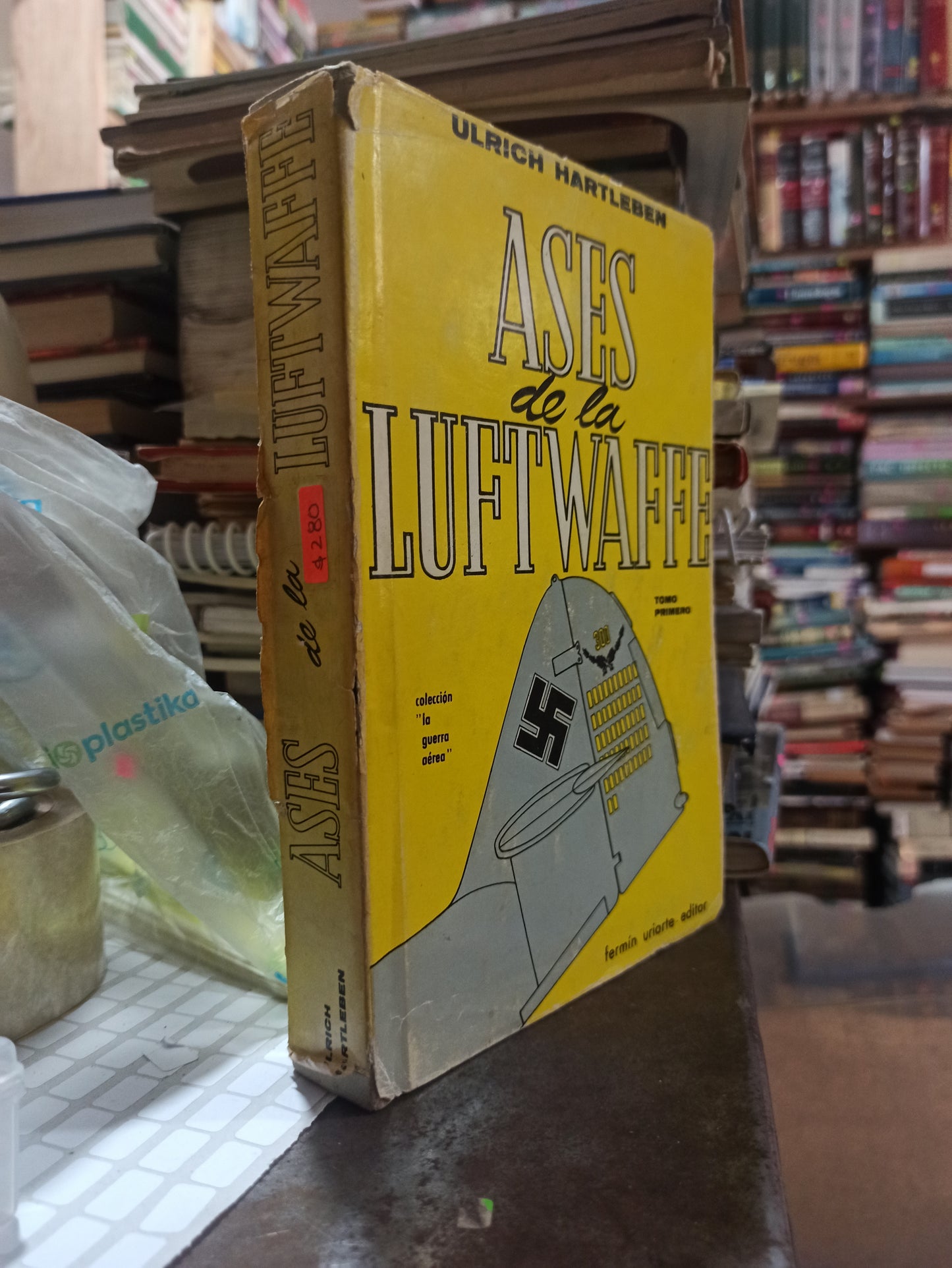 ASES DE LA LUFTWAFFE POR ULRICH HARTLEBEN USADO 2DA GUERRA ALDAMA