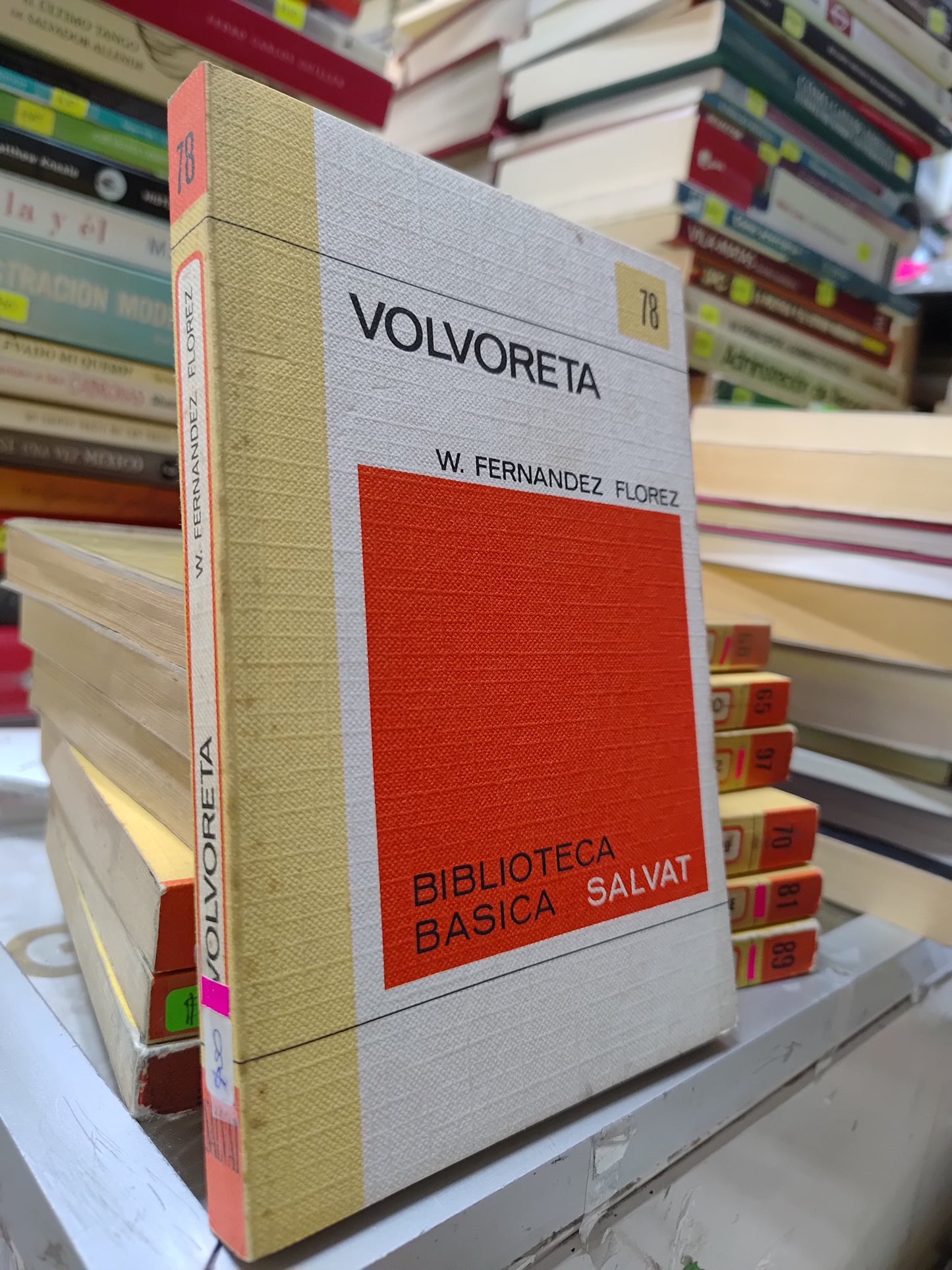 VOLVORETA POR W. FERNANDEZ FLOREZ USADO NOVELAS JUAREZ 507
