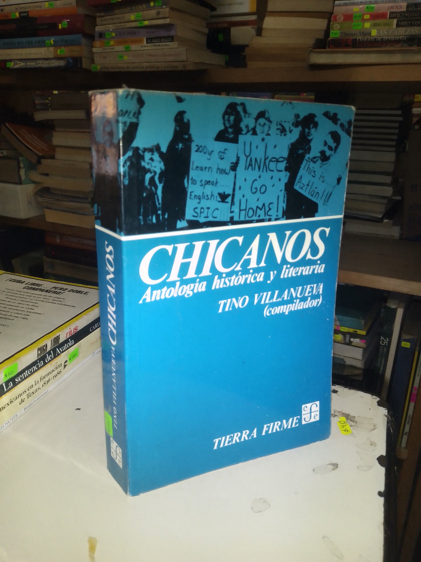 CHICANOS POR TINO VILLANUEVA USADO HISTORIA LITERARIO 207