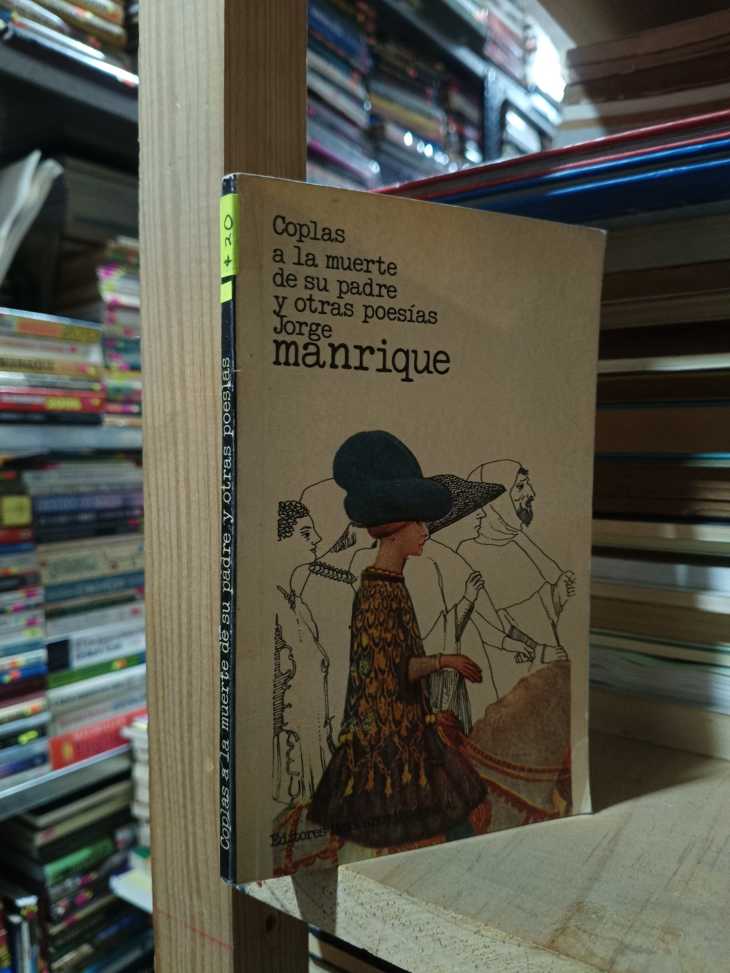 COPLAS A LA MUERTE DE SU PADRE Y OTRAS POESIAS POR JORGE MANRÍQUEZ USADO POESIA ALDAMA