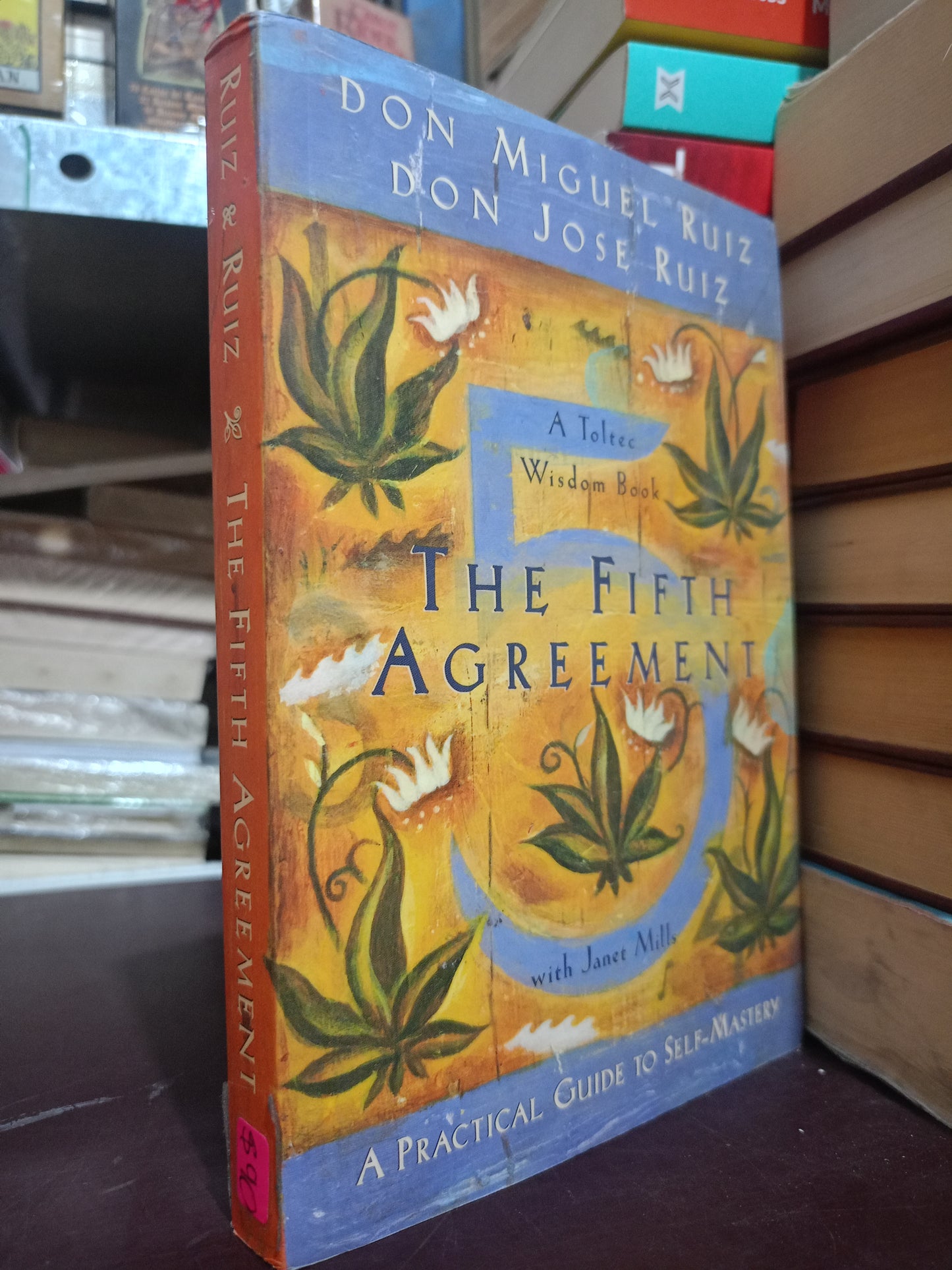 THE FIFTH AGREEMENT POR DON MIGUEL RUIZ DON JOSE RUIZ USADO IDIOMAS LITERARIO 305