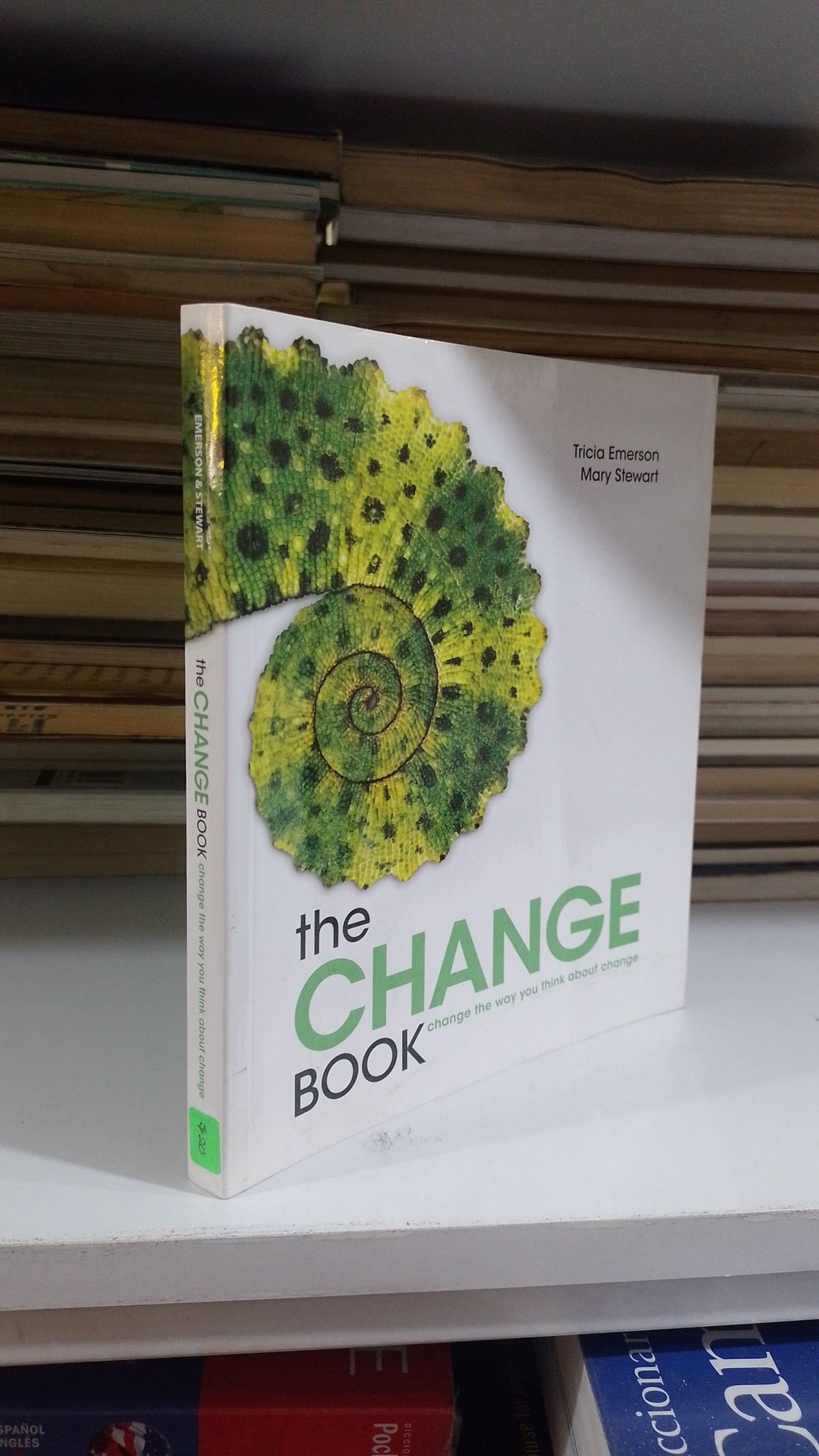 THE CHANGE BOOK CHANGE THE WAY YOU THINK ABOUT CHANGE POR TRICIA EMERSON Y MARY STEWART USADO IDIOMAS JUAREZ 507