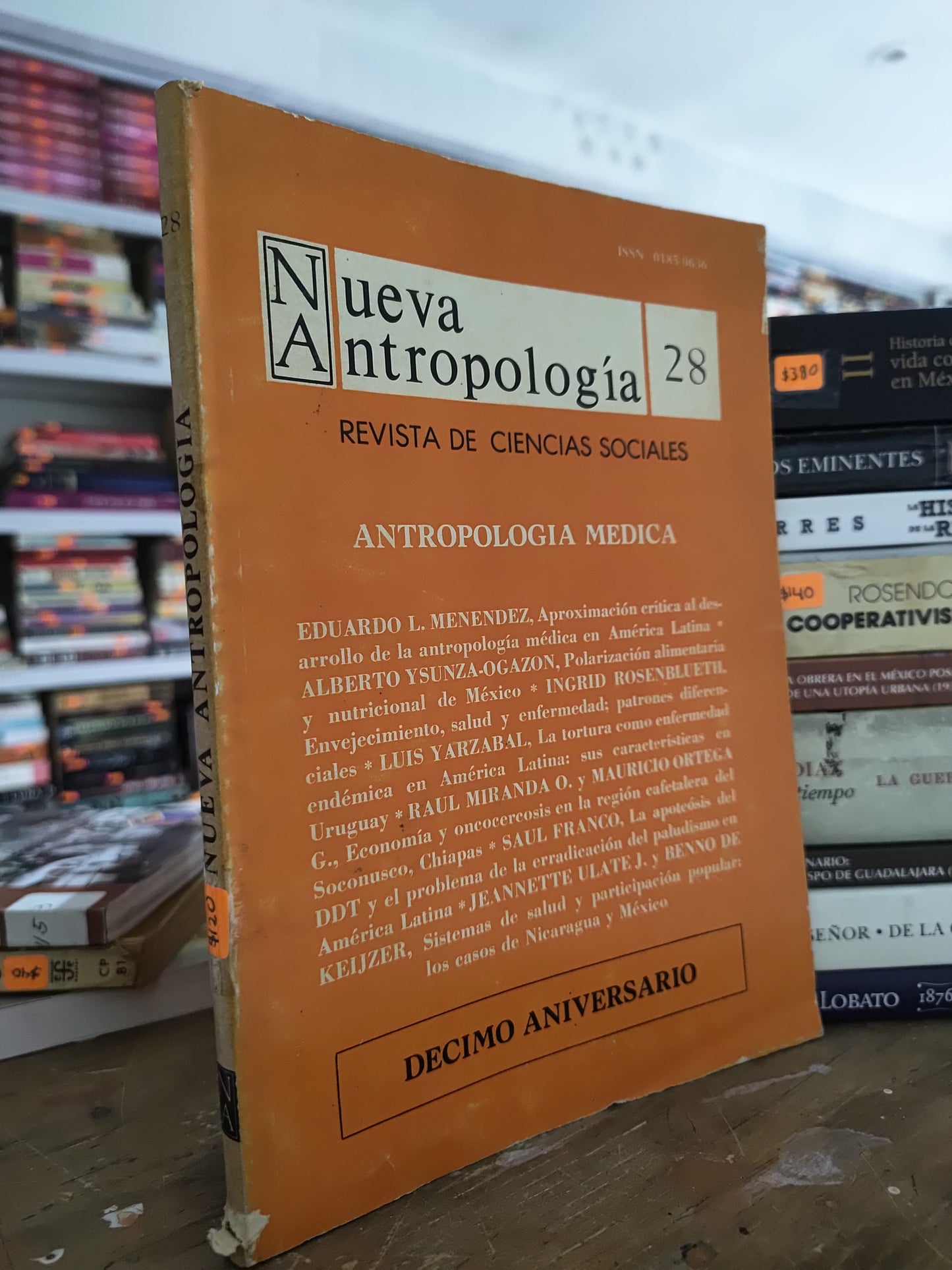 NUEVA ANTROPOLGIA 28 POR VARIOS AUTORES USADO HISTORIA JUAREZ 515