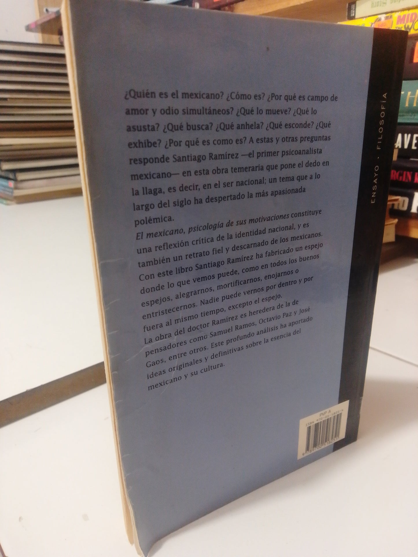 EL MEXICANO PSICOLOGIA DE SUS MOTIVACIONES POR SANTIAGO RAMIREZ USADO HISTORIA JUAREZ