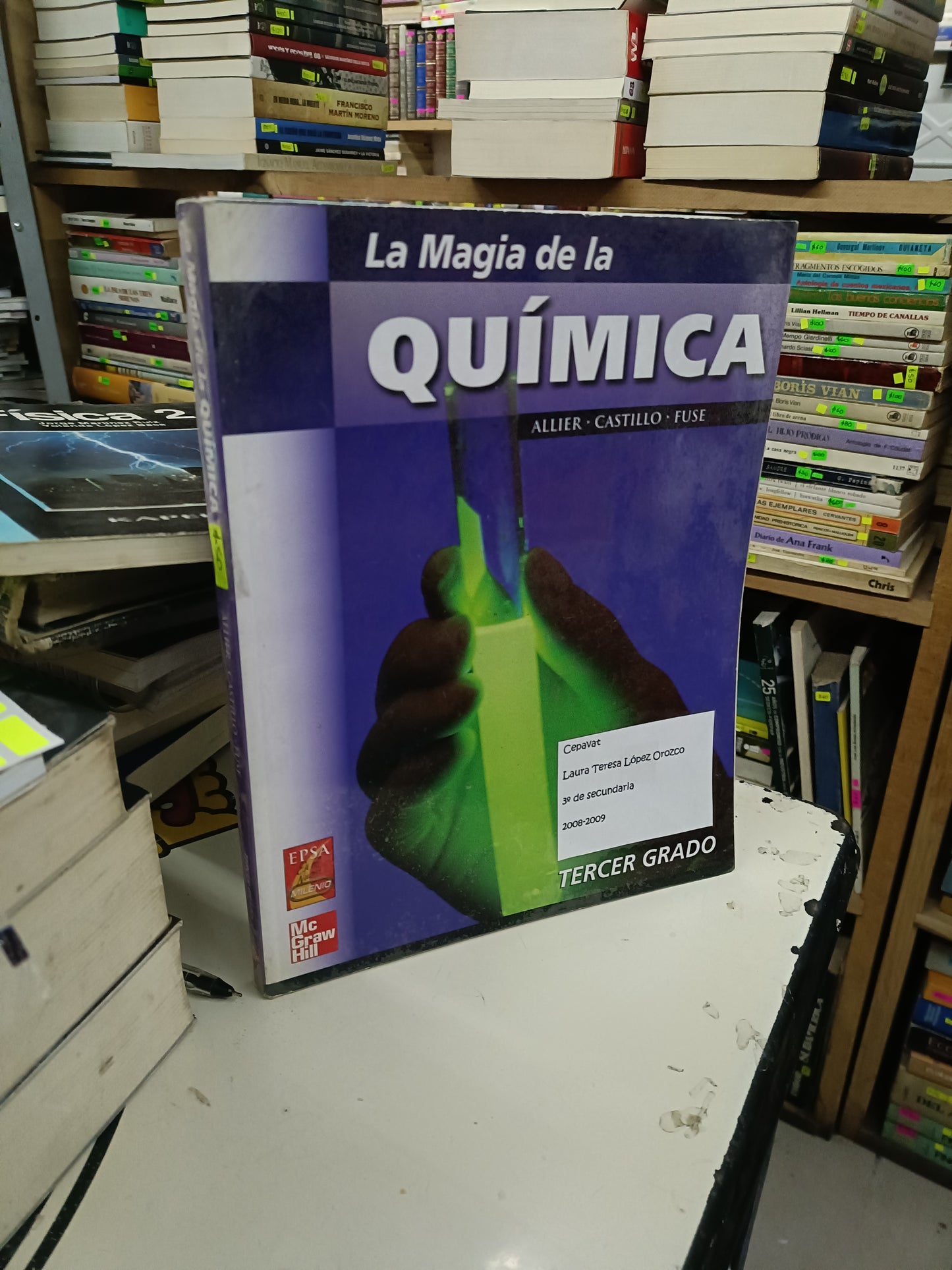 LA MAGIA DE LA QUIMICA POR ALLIER, CASTILLO Y FUSE USADO QUÍMICA LITERARIO 207