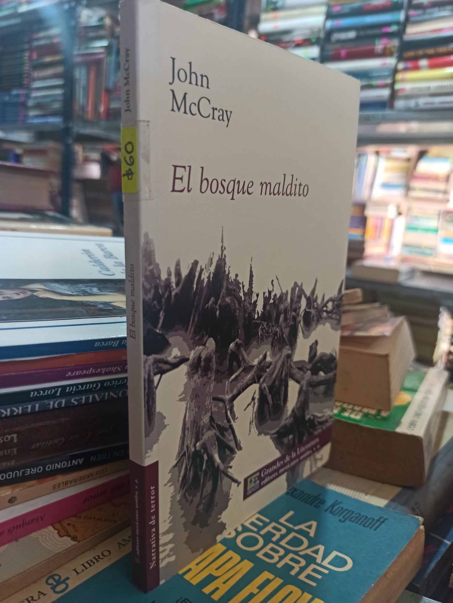EL BOSQUE MALDITO POR JOHN MCCRAY USADO NOVELAS ALDAMA