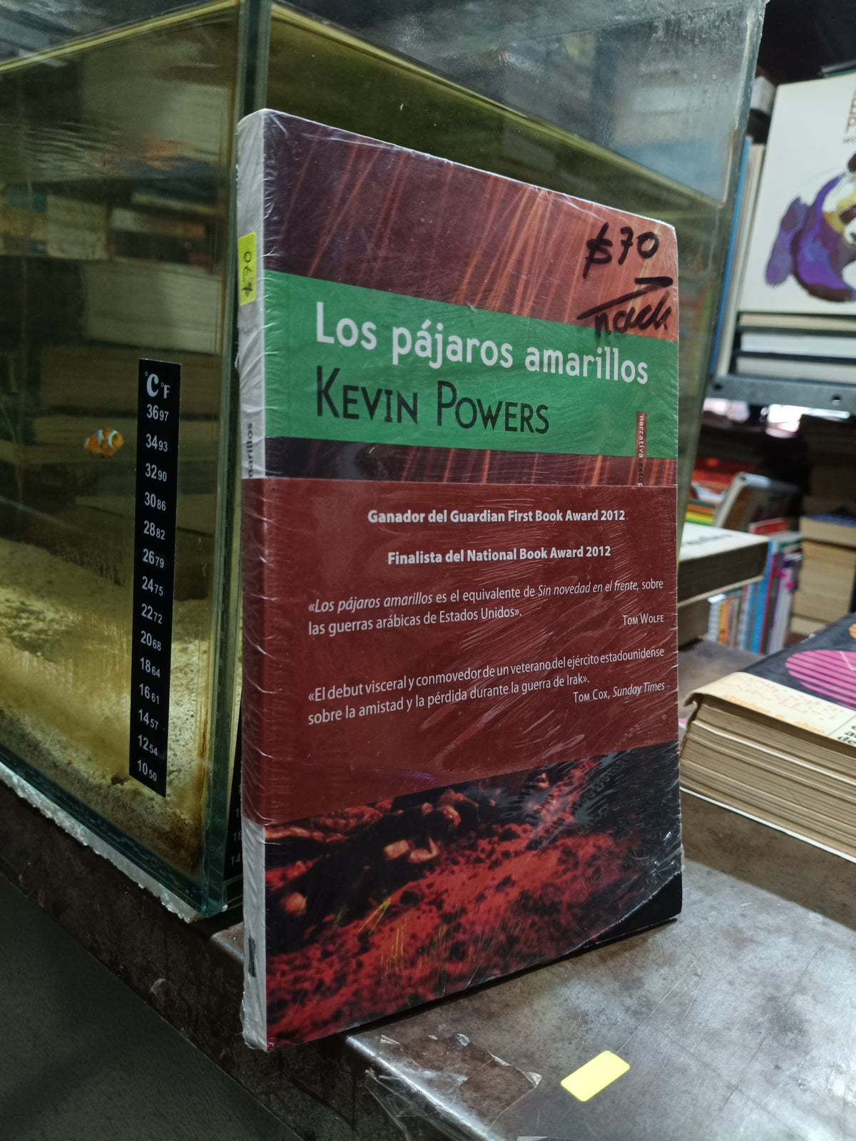 LOS PAJAROS AMARILLOS POR KEVIN POWERS USADO NOVELA ALDAMA