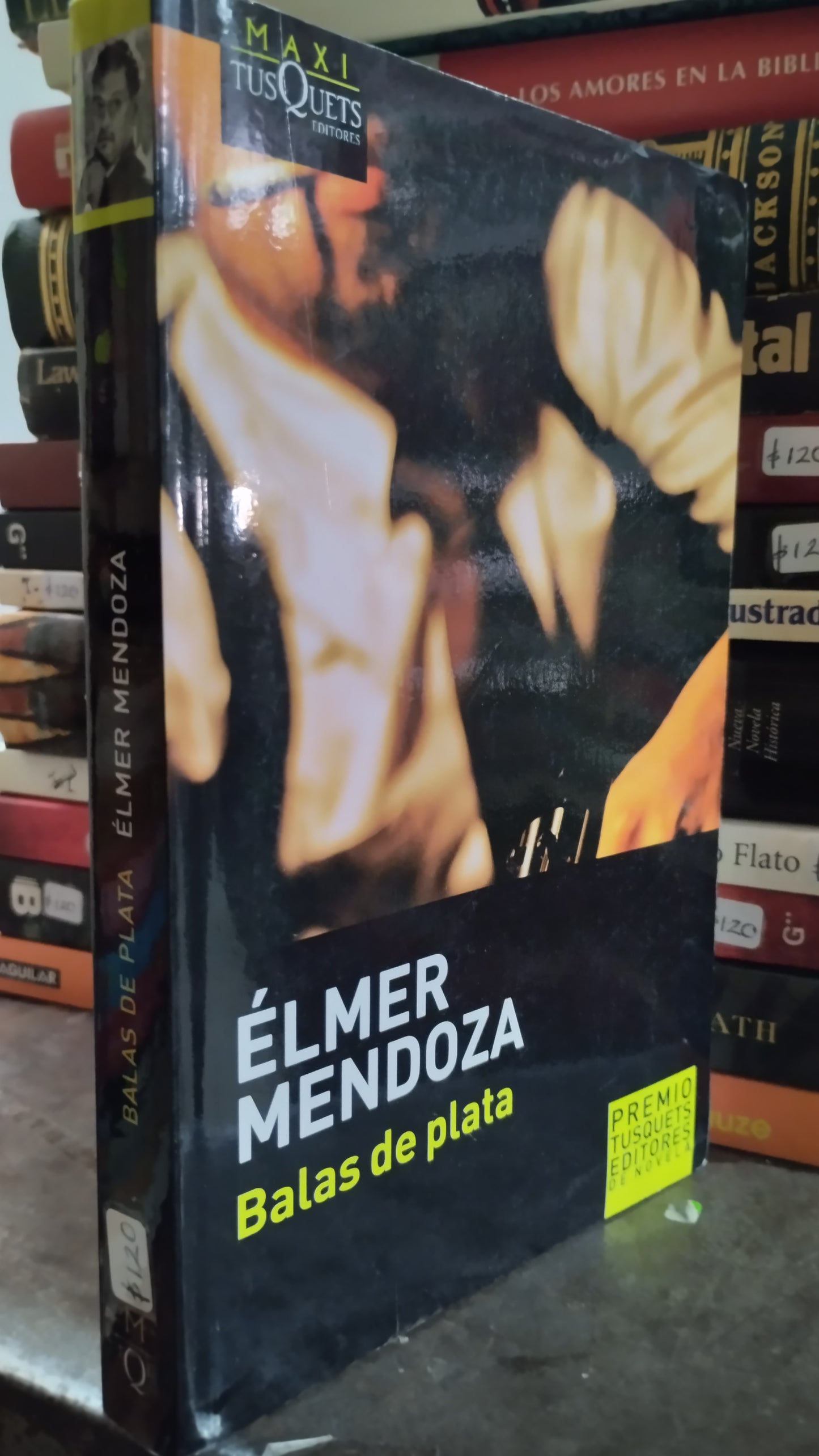 BALAS DE PLATA POR ELMER MENDOZA LIBRO USADO NOVELAS ALDAMA