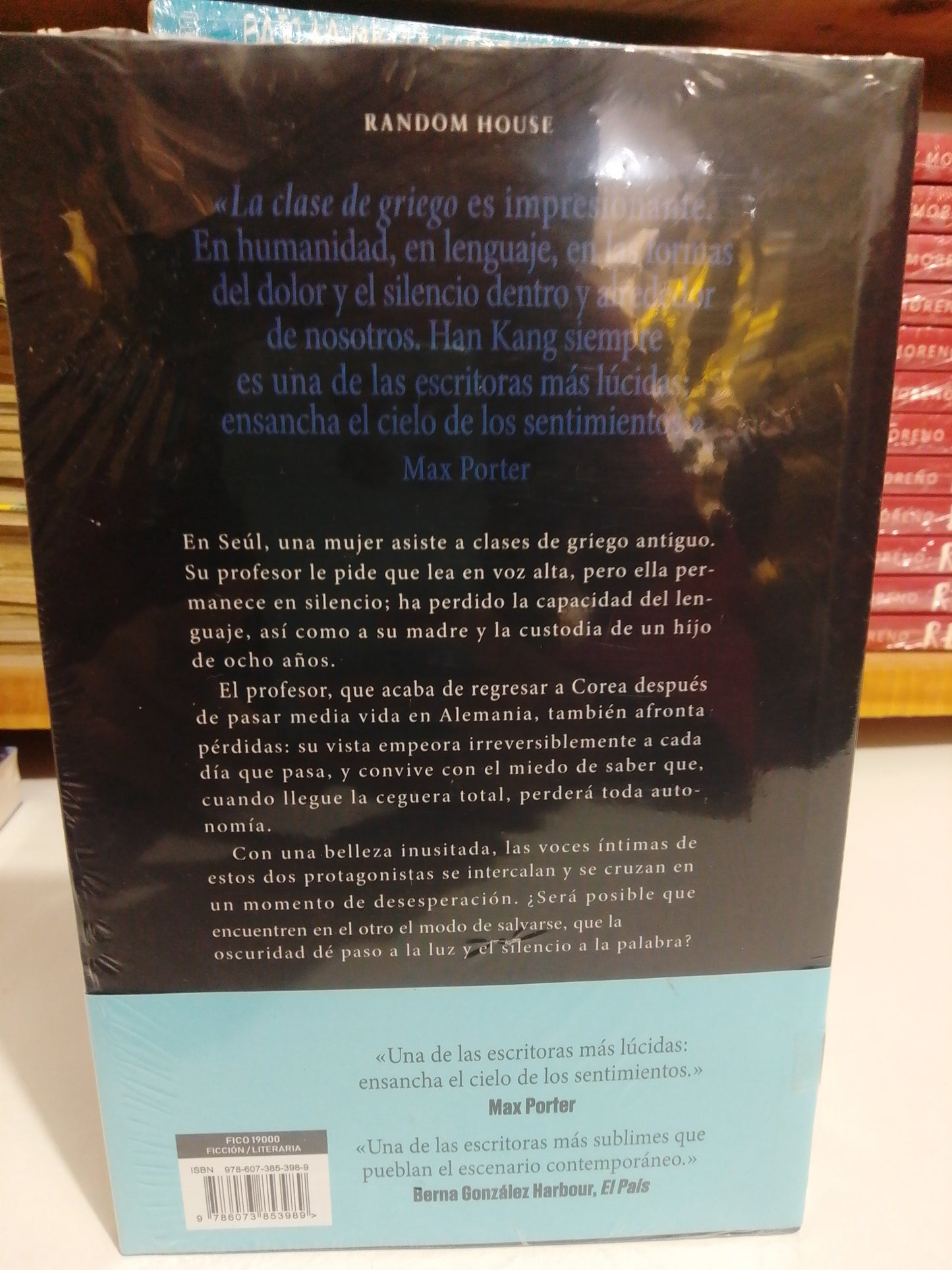 LA CLASE DE GRIEGO POR HAN KANG NUEVO JUAREZ