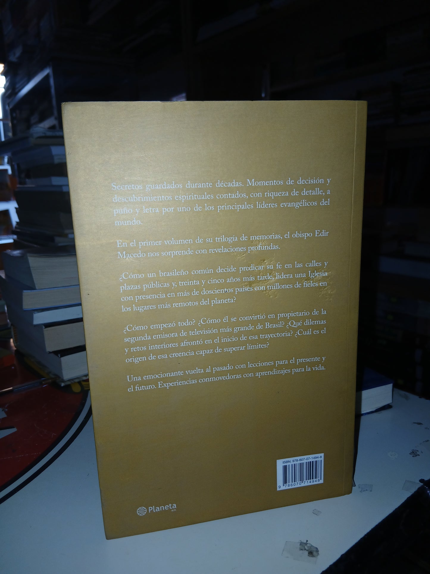 EDIR MACEDO, MI BIOGRAFÍA. NADA QUE PERDER POR EDIR MACEDO USADO SUPERACIÓN PERSONAL LITERARIO 207
