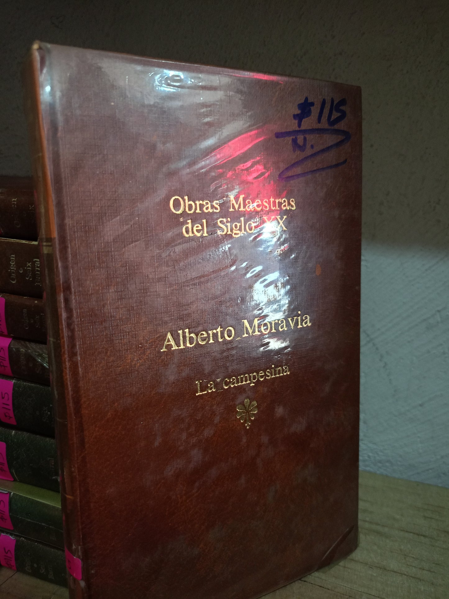 LA CAMPESINA POR ALBERTO MORAVIA USADO NOVELA LITERARIO 305