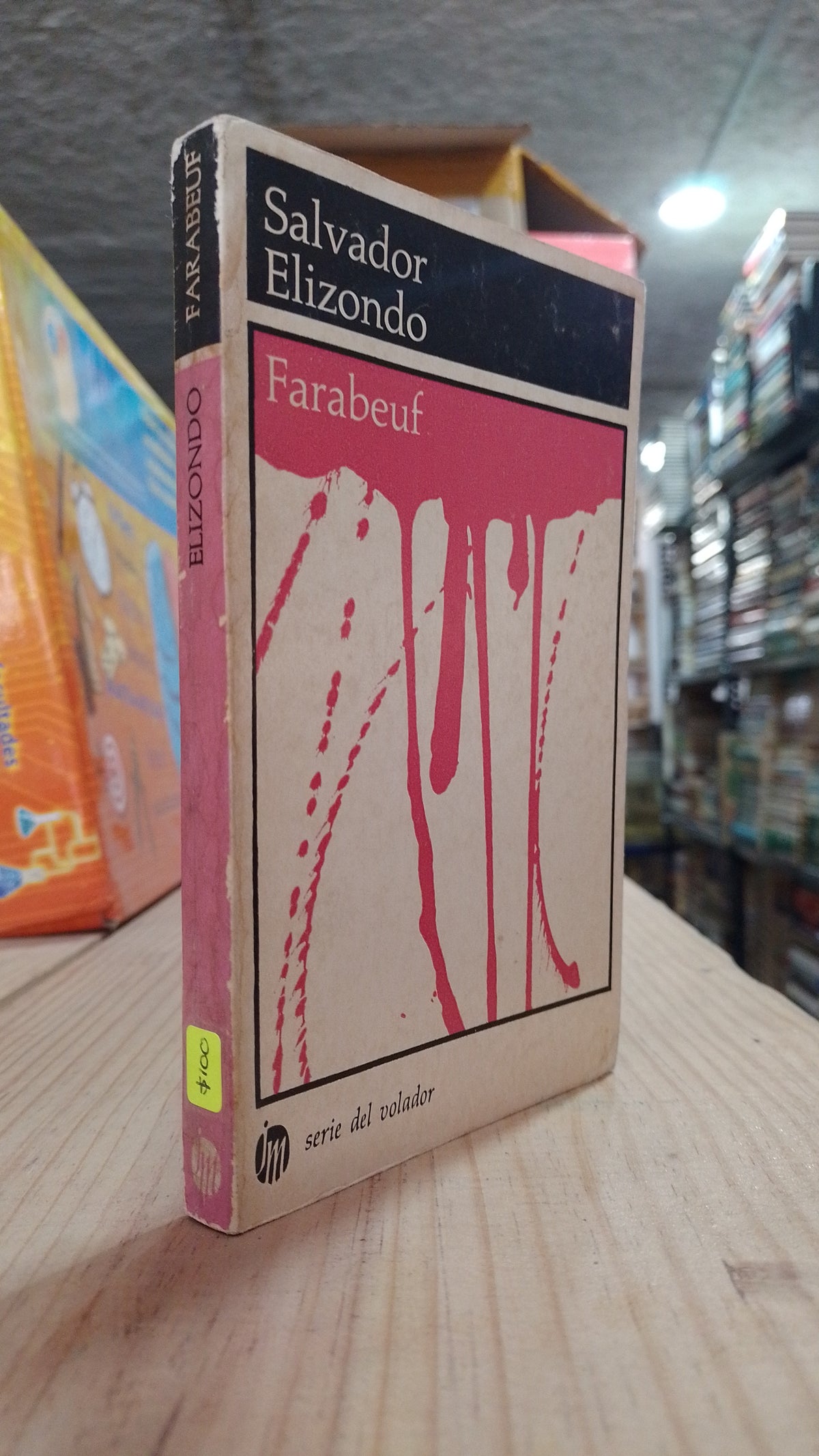 FARABEUF POR SALVADOR ELIZONDO USADO NOVELA ALDAMA
