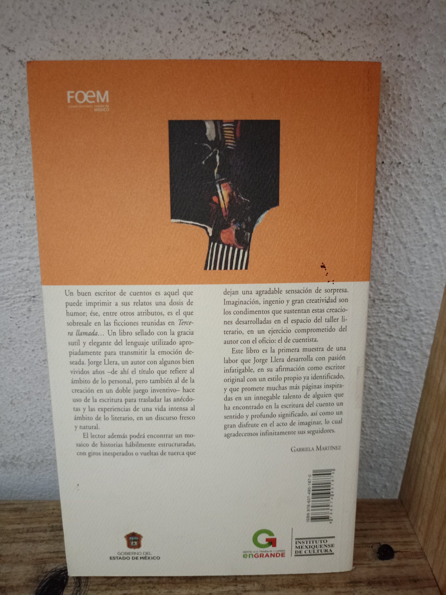 TERCERA LLAMADA POR JORGE GUILLERMO LLERA MARTÍNEZ USADO NOVELA LITERARIO 305