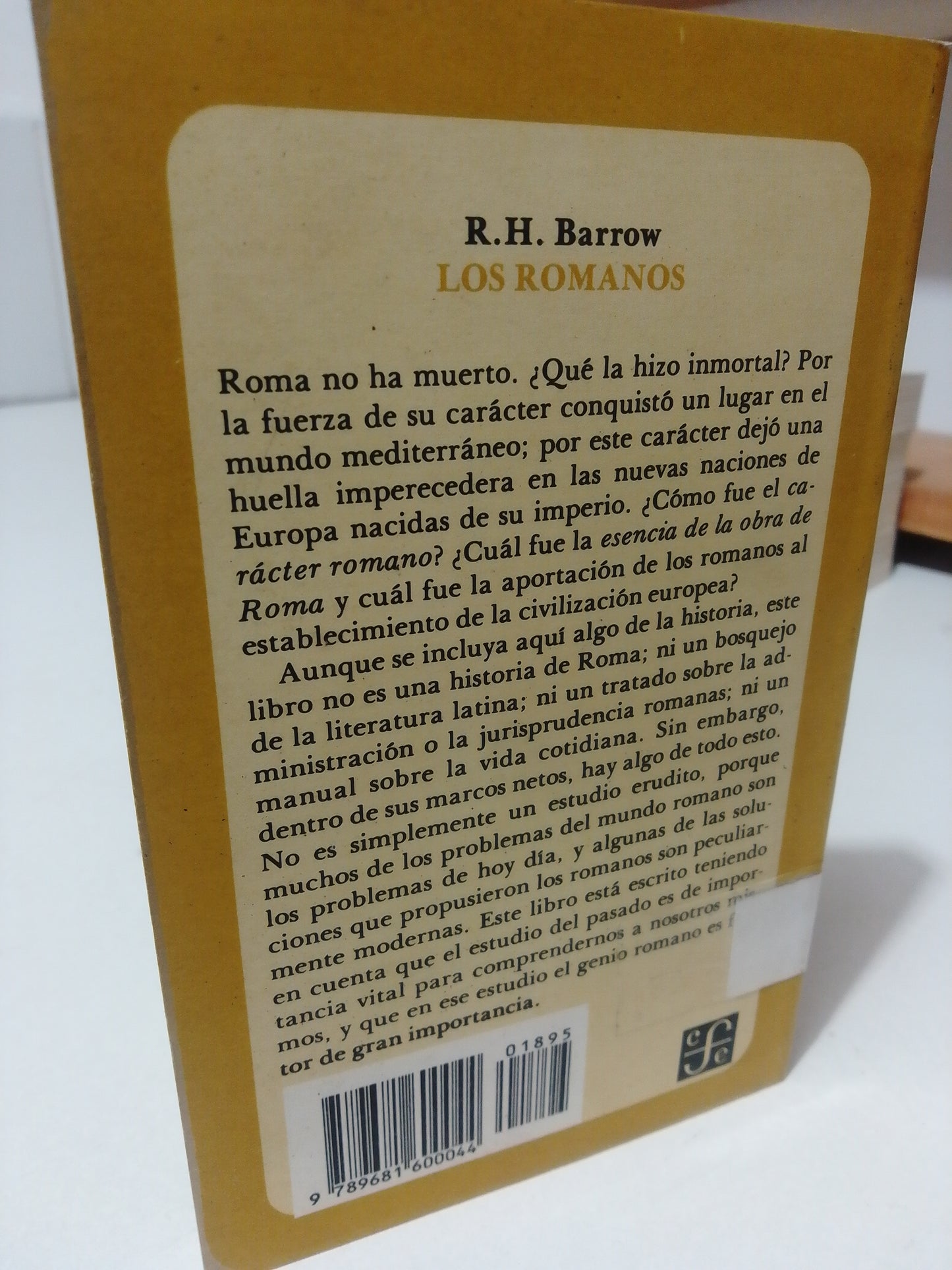 LOS ROMANOS POR R.H.BARROW USADO HISTORIA JUAREZ