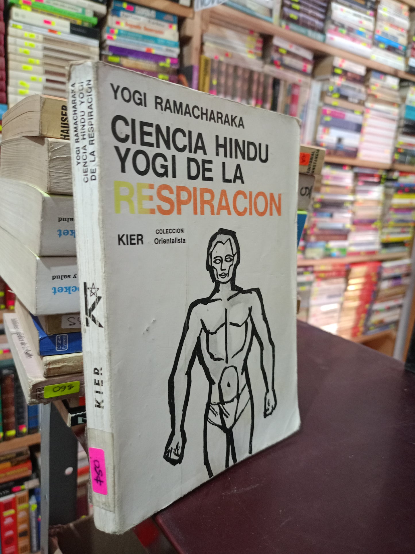 CIENCIA HINDU YOGI DE LA RESPIRACION POR YOGI RAMACHARAKA USADO SALUD LITERARIO 305