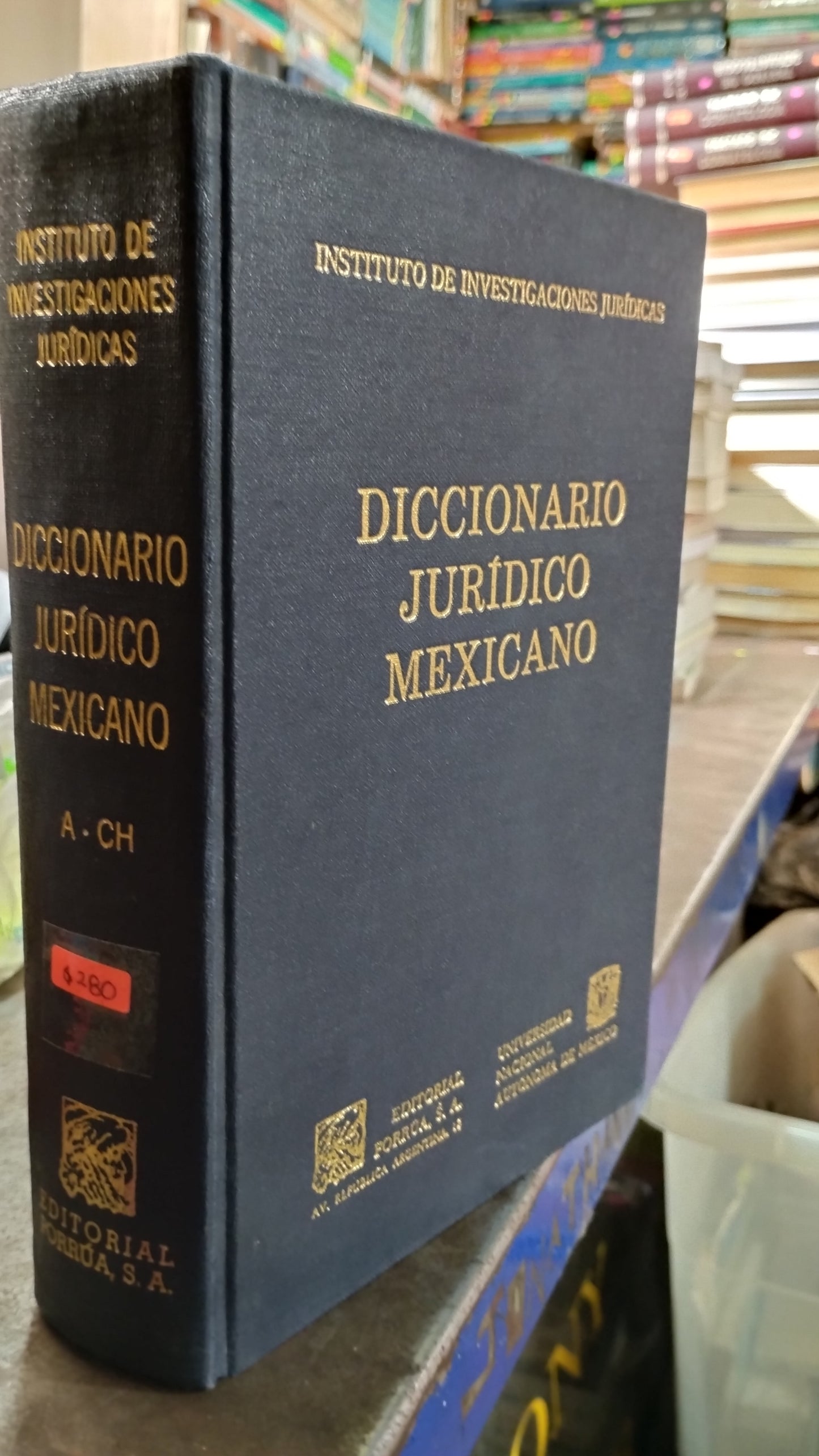 DICCIONARIO JURIDICO MEXICANO A CH LIBRO USADO DERECHO ALDAMA