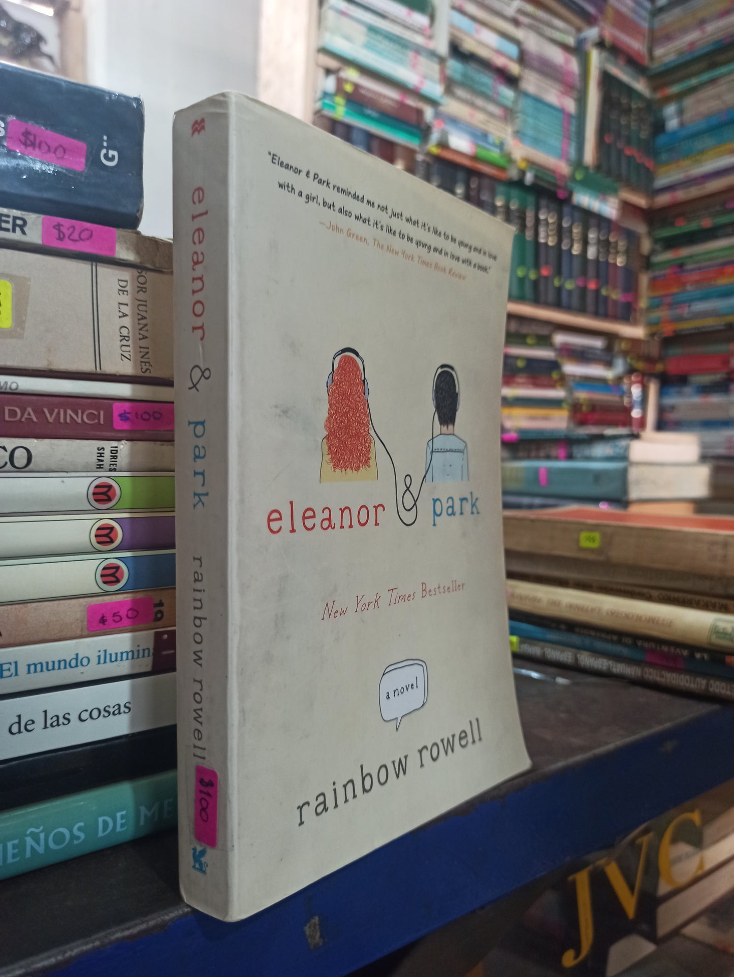ELEANOR AND PARK POR RAINBOW ROWELL USADO NOVELAS ALDAMA