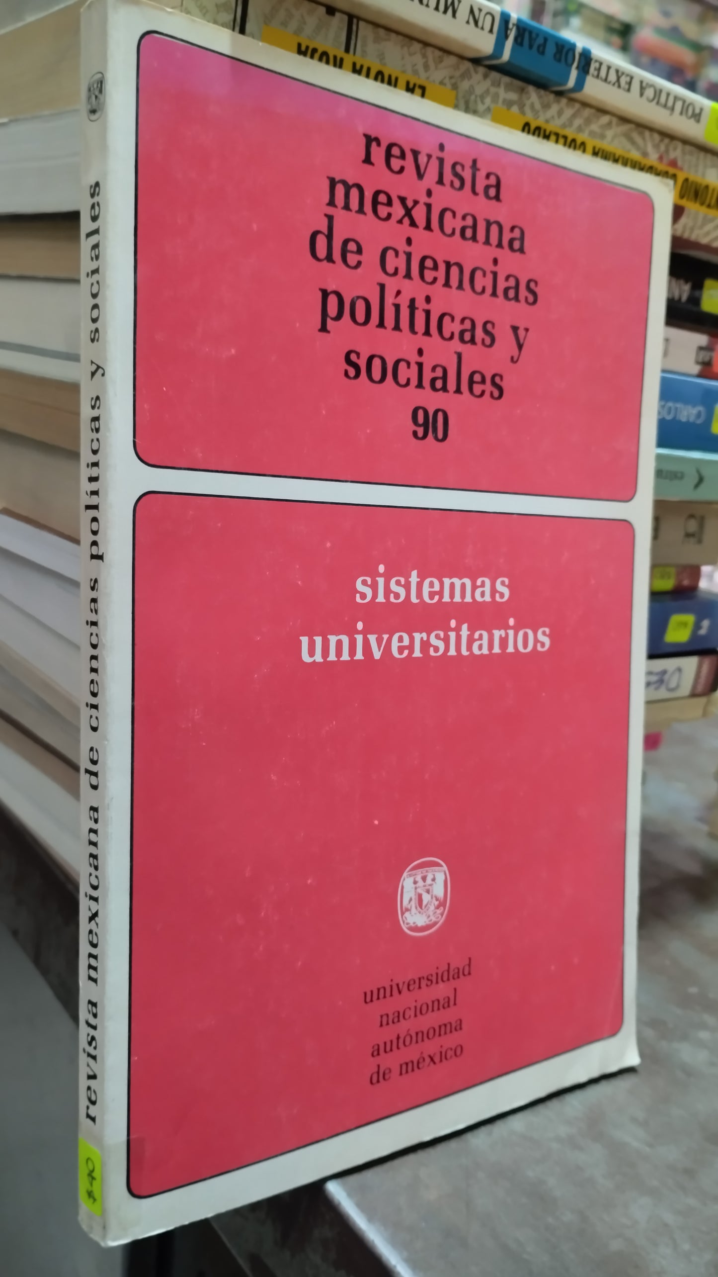 REVISTA MEXICANA DE CIENCIAS POLITICAS Y SOCIALES LIBRO USADO POLITICA ALDAMA