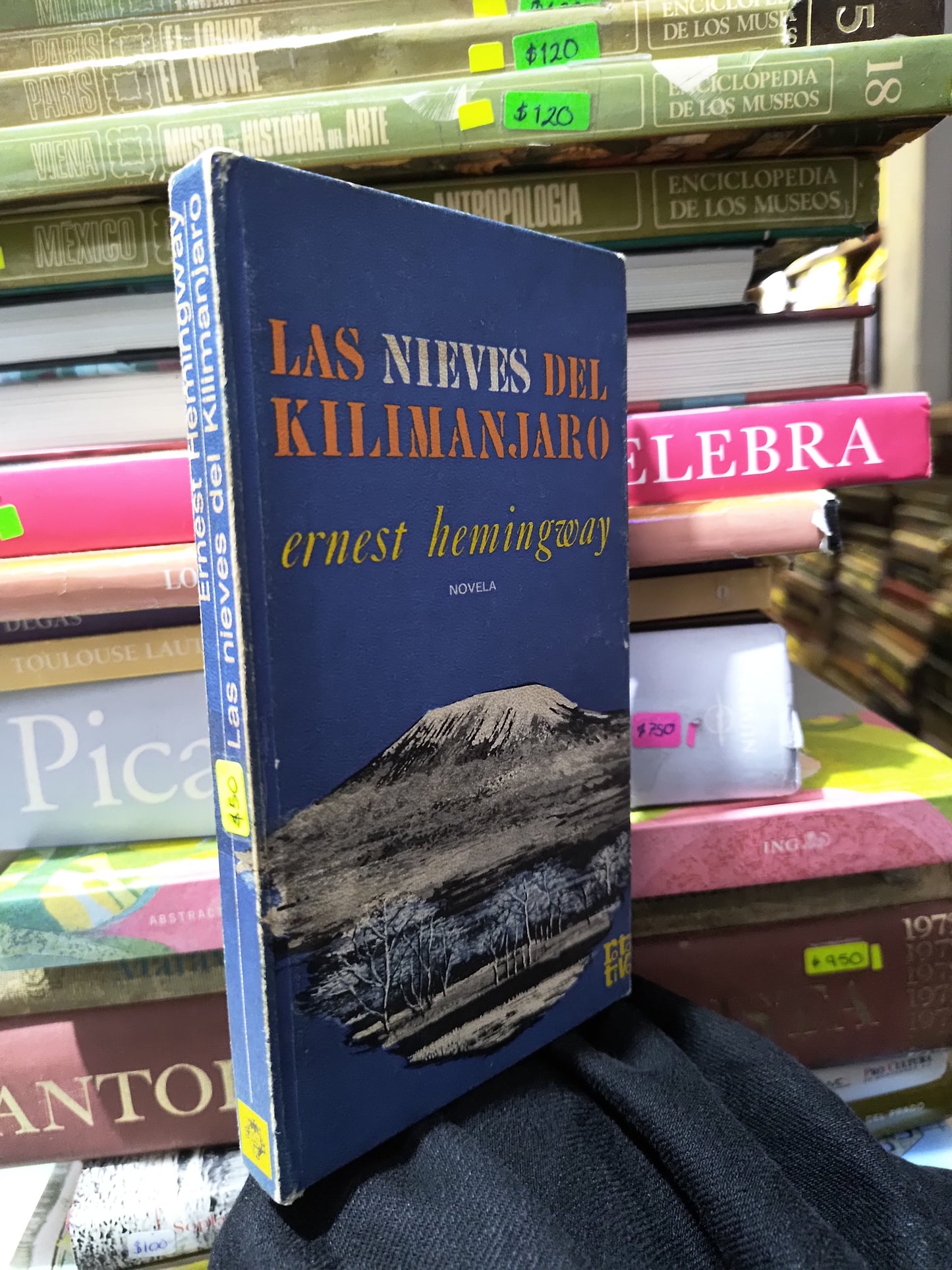 LAS NIEVES DEL KILIMANJARO POR ERNEST HEMINGWAY USADO NOVELAS JUAREZ 515