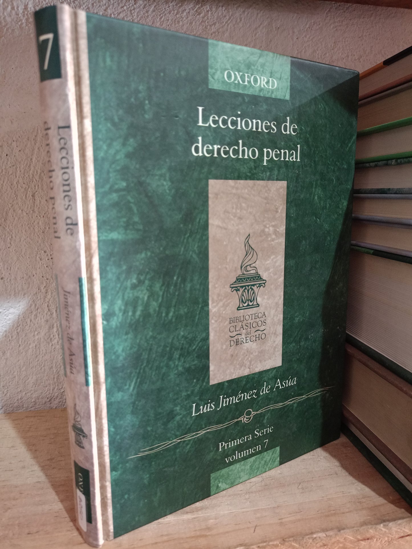 LECCIONES DE DERECHO PENAL POR LUIS JIMÉNEZ DE ASUA USADO DERECHO LITERARIO 305