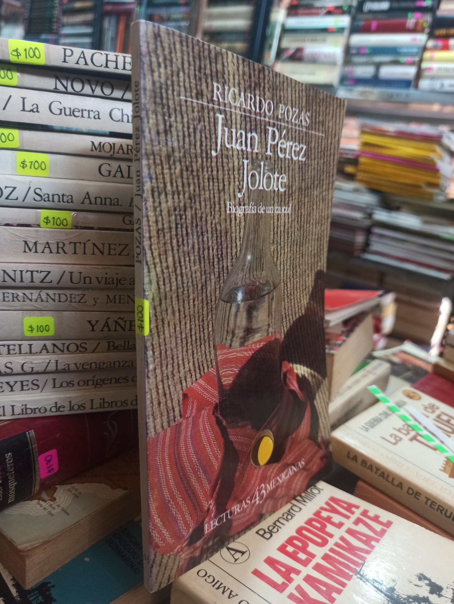 JUAN PÉREZ JOLOTE BIOGRAFÍA DE UN TZOTZIL RICARDO POZAS USADO NOVELAS ALDAMA